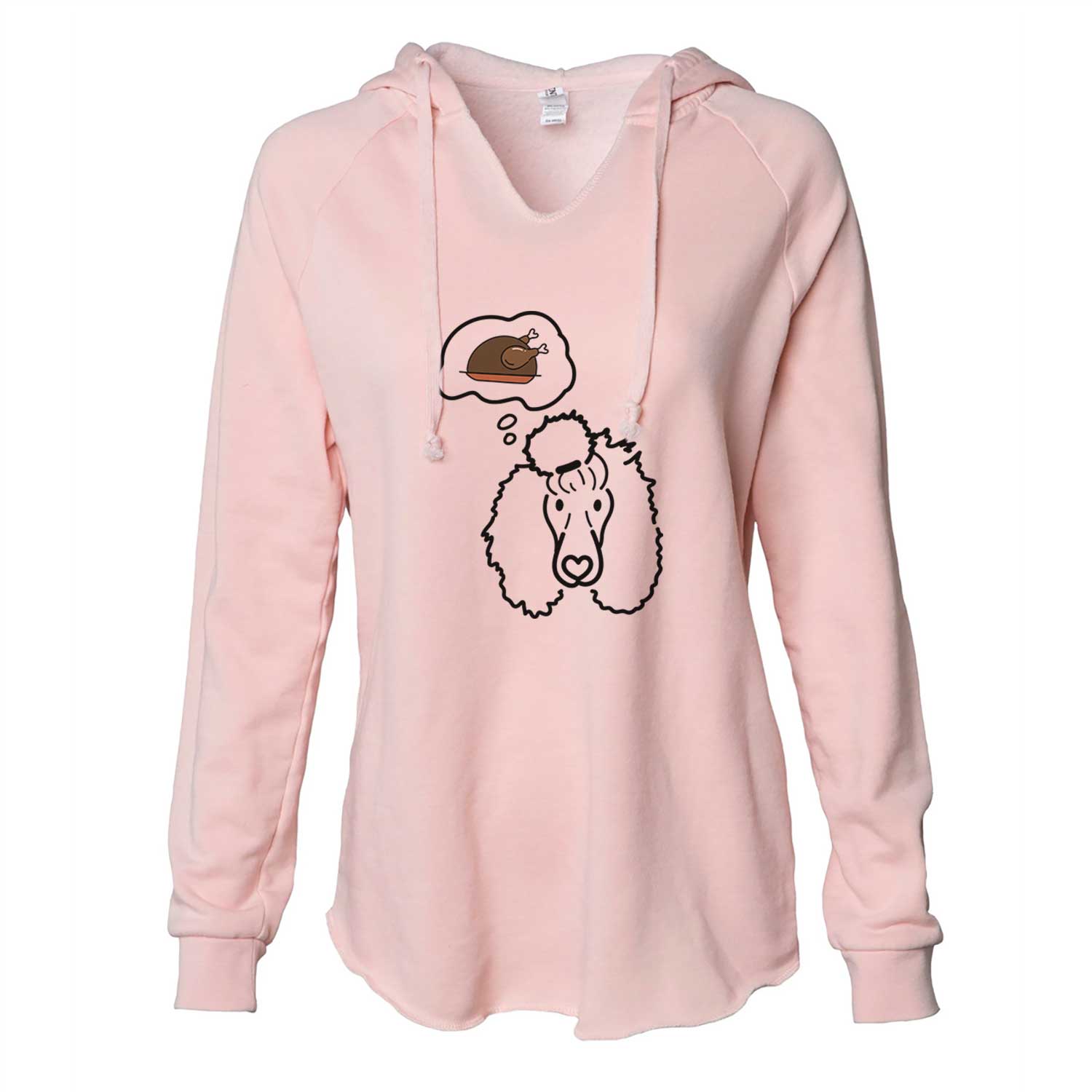 Turkey Thoughts Standard Poodle - Jemma - Cali Wave Hooded Sweatshirt