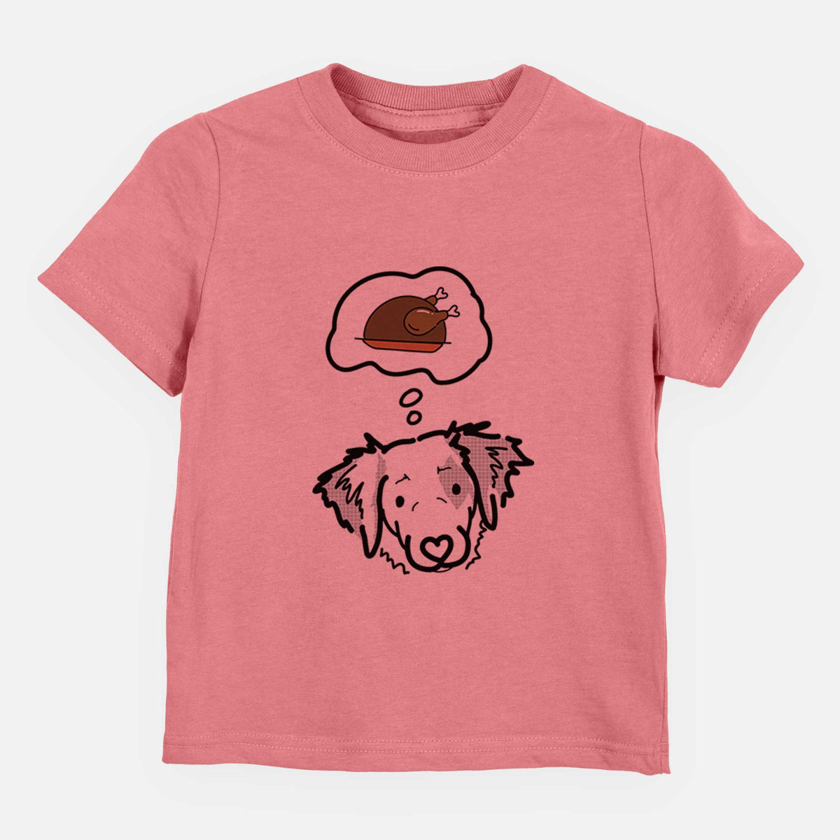 Turkey Thoughts Brittany Spaniel - Kiva - Kids/Youth/Toddler Shirt