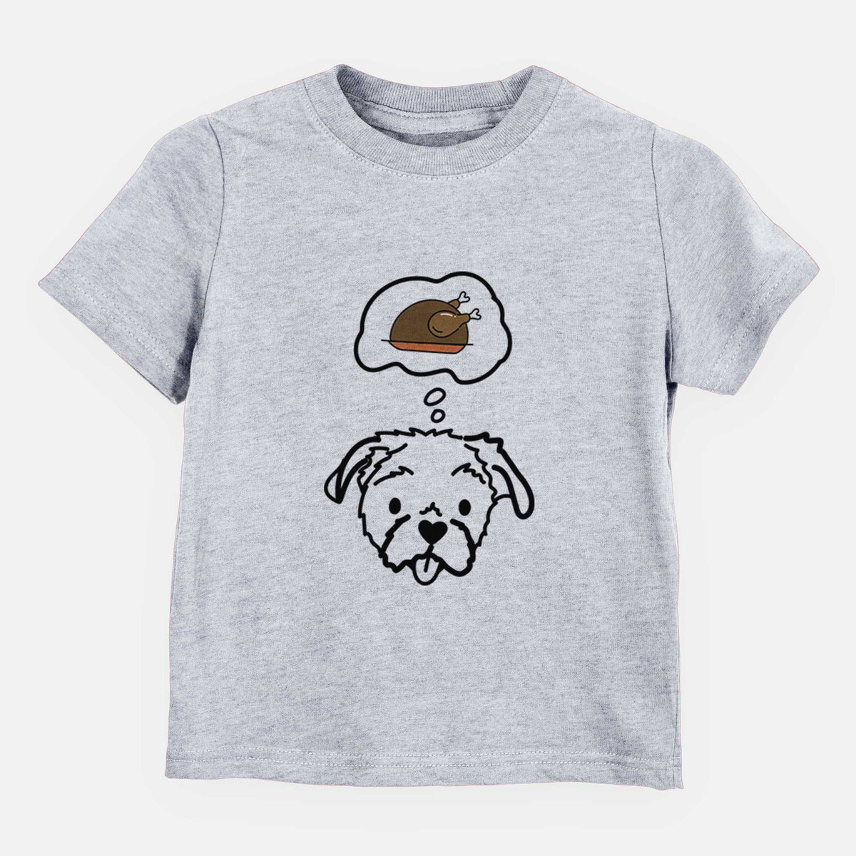 Turkey Thoughts Shih Tzu - Koko - Kids/Youth/Toddler Shirt