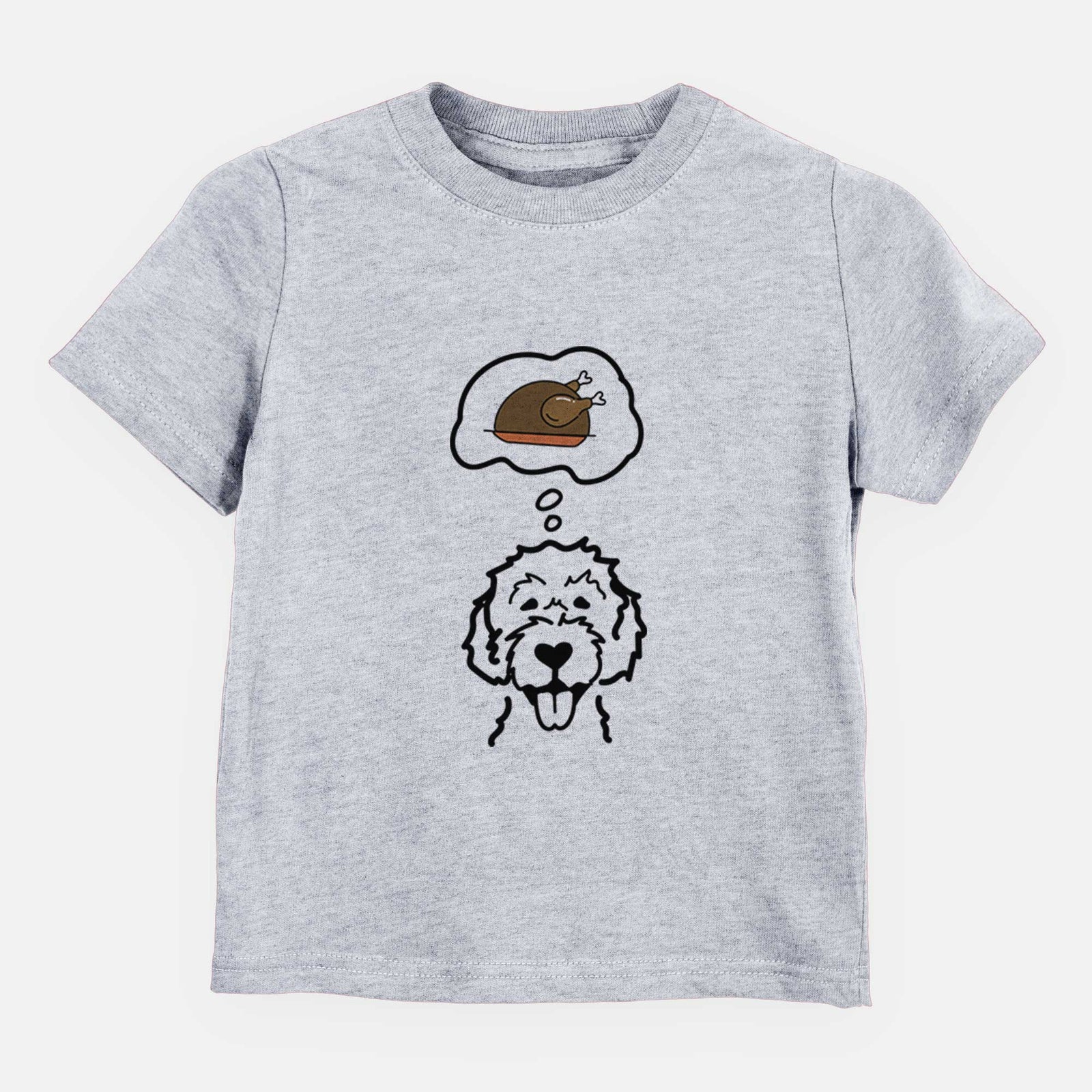 Turkey Thoughts Labradoodle - Kids/Youth/Toddler Shirt