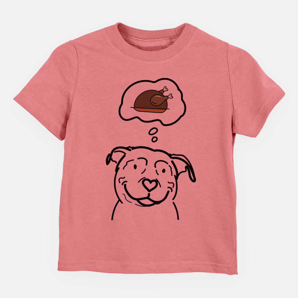 Turkey Thoughts American Pitbull Terrier - Lady - Kids/Youth/Toddler Shirt