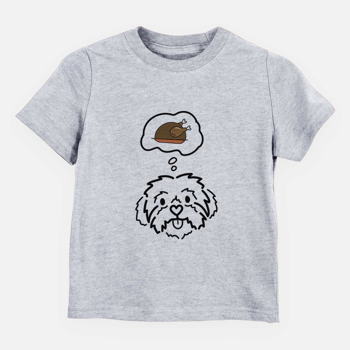 Turkey Thoughts Shih Tzu - Leo - Kids/Youth/Toddler Shirt