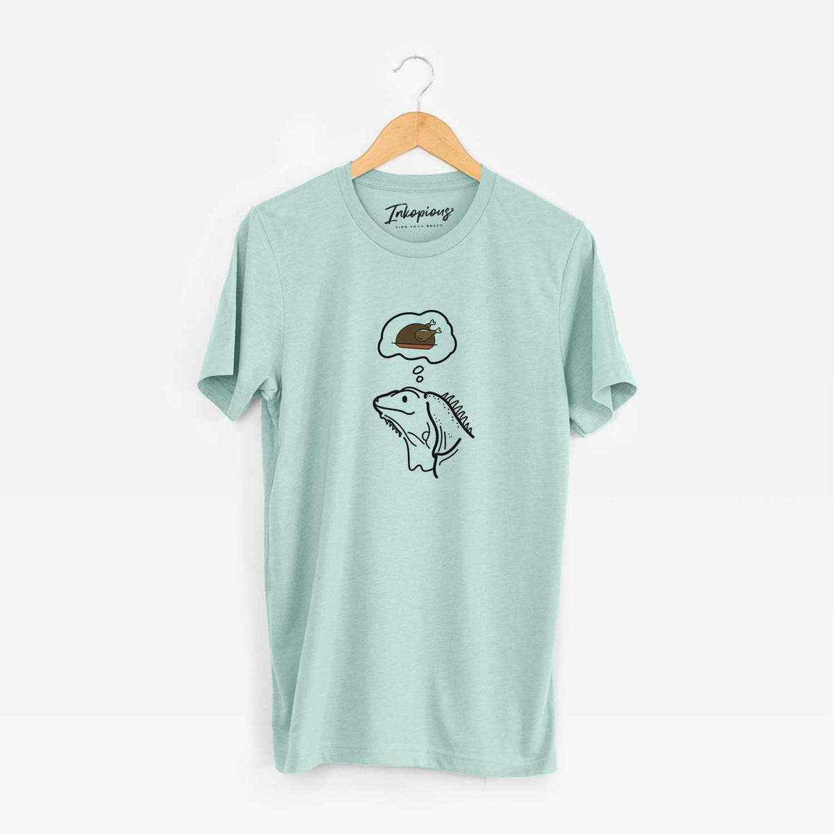 Turkey Thoughts Iguana - Louie - Unisex Crewneck