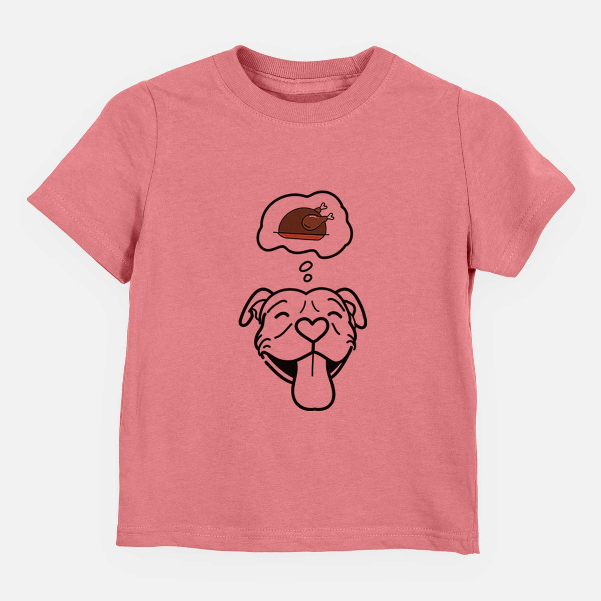 Turkey Thoughts Pitbull - Louie - Kids/Youth/Toddler Shirt