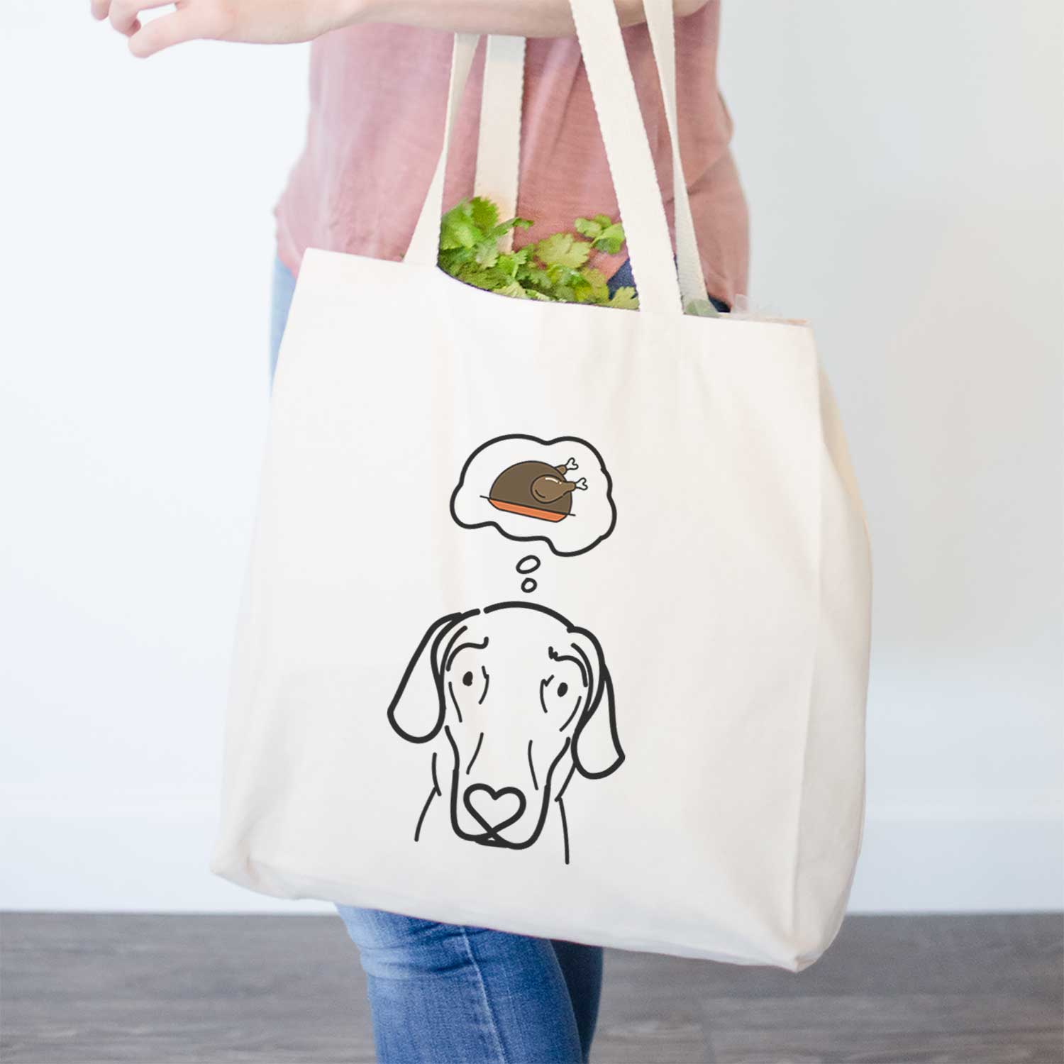 Turkey Thoughts Great Dane - Lucy - Tote Bag