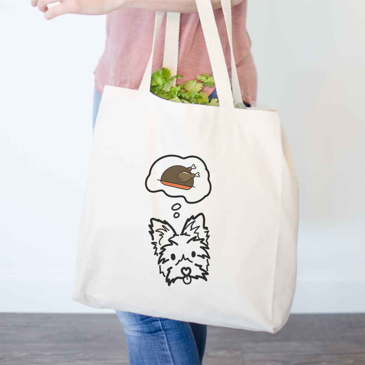 Turkey Thoughts Yorkshire Terrier - Luna - Tote Bag