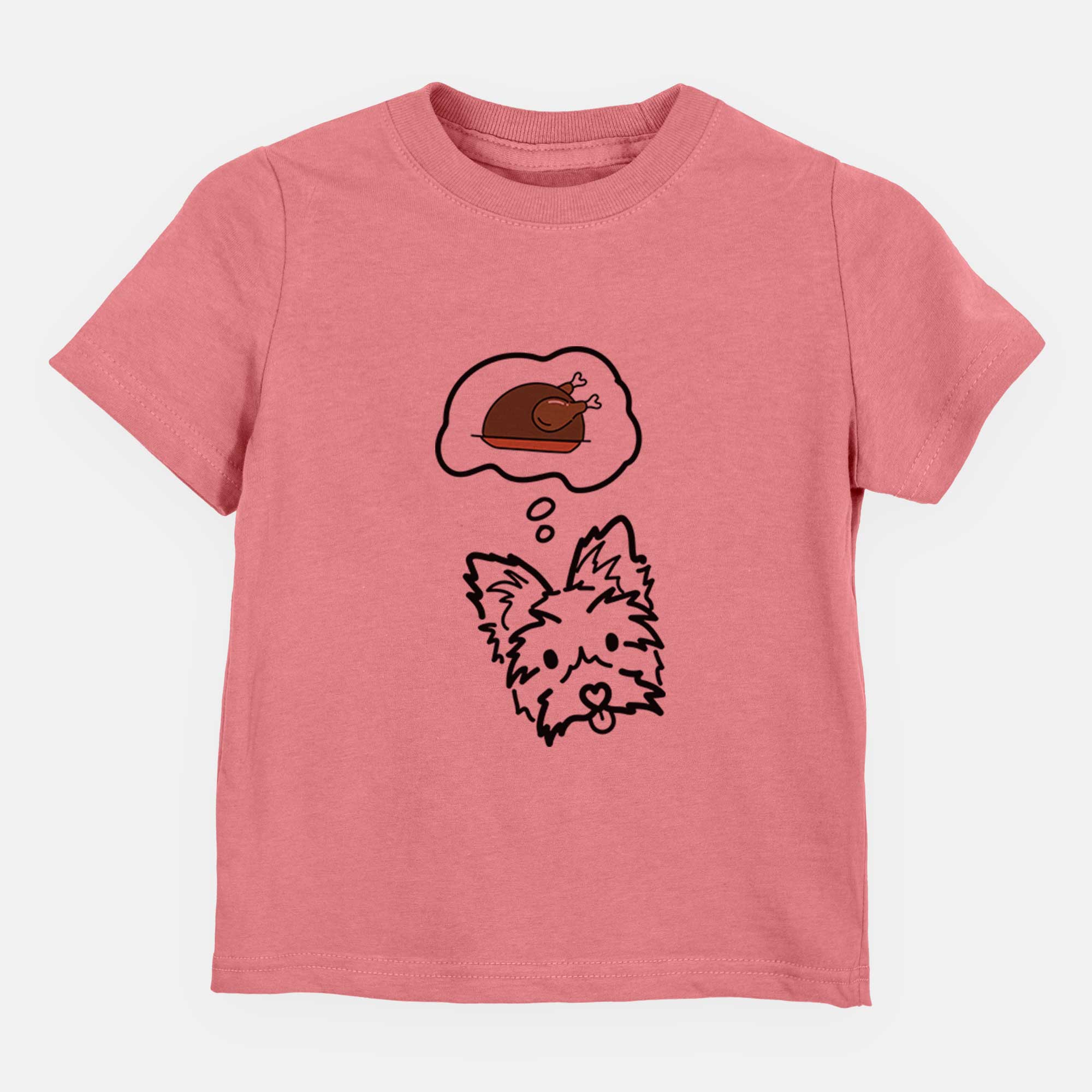 Turkey Thoughts Yorkshire Terrier - Luna - Kids/Youth/Toddler Shirt