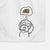 Turkey Thoughts Bernedoodle - Mabel - Decorative Hand Towel