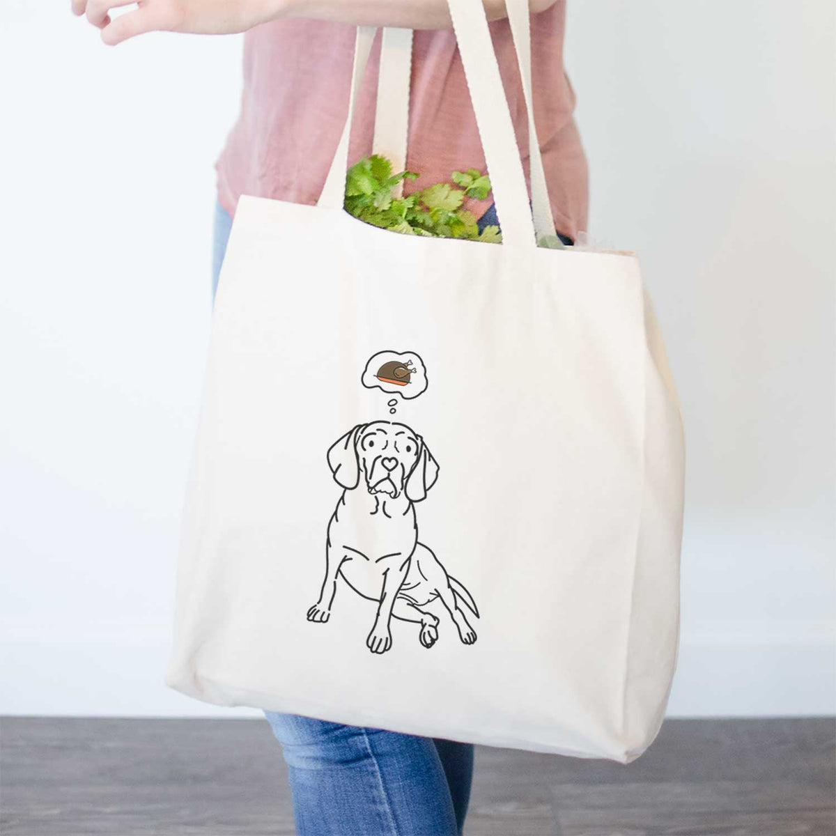 Turkey Thoughts Puggle - Mayble - Tote Bag