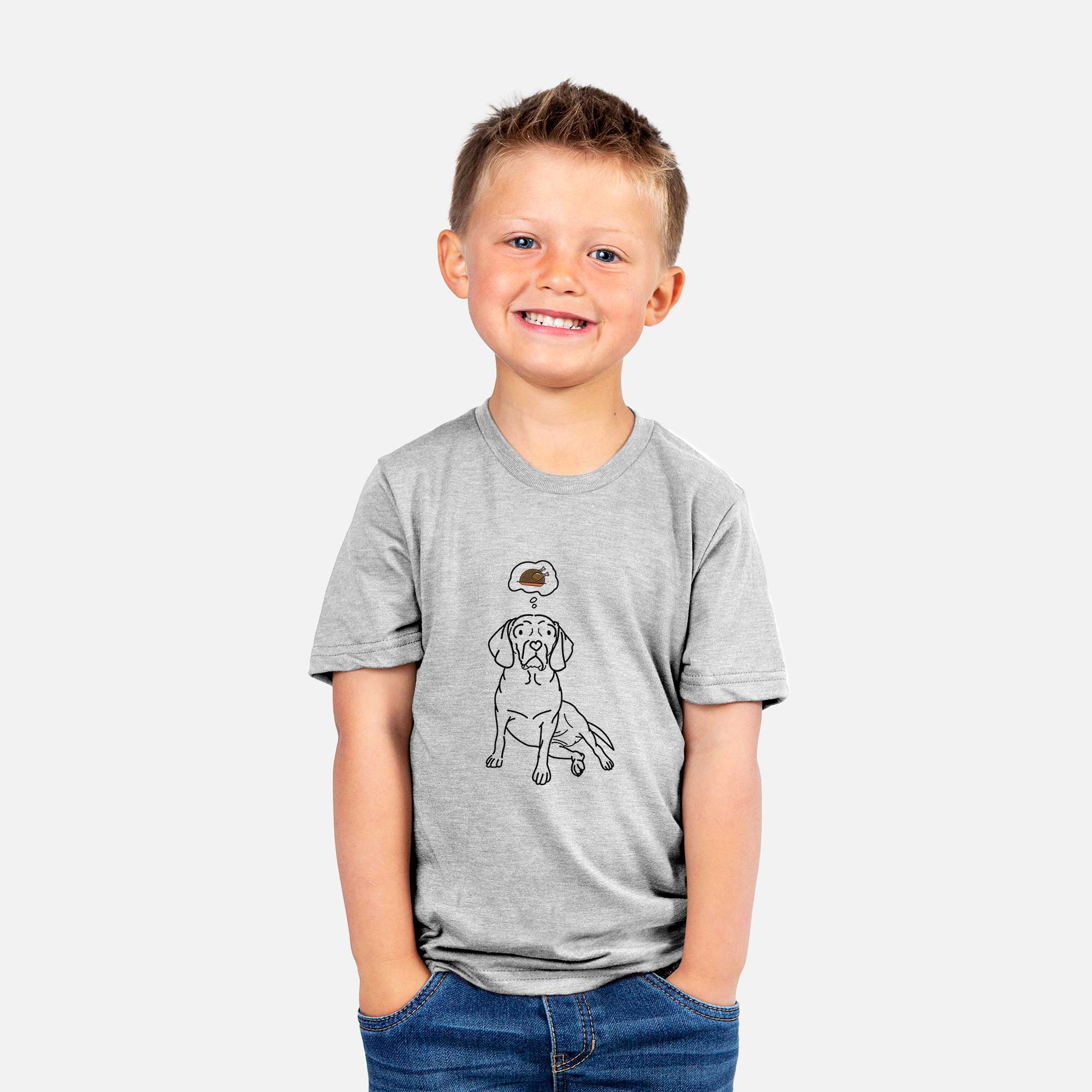 Turkey Thoughts Puggle - Mayble - Kids/Youth/Toddler Shirt