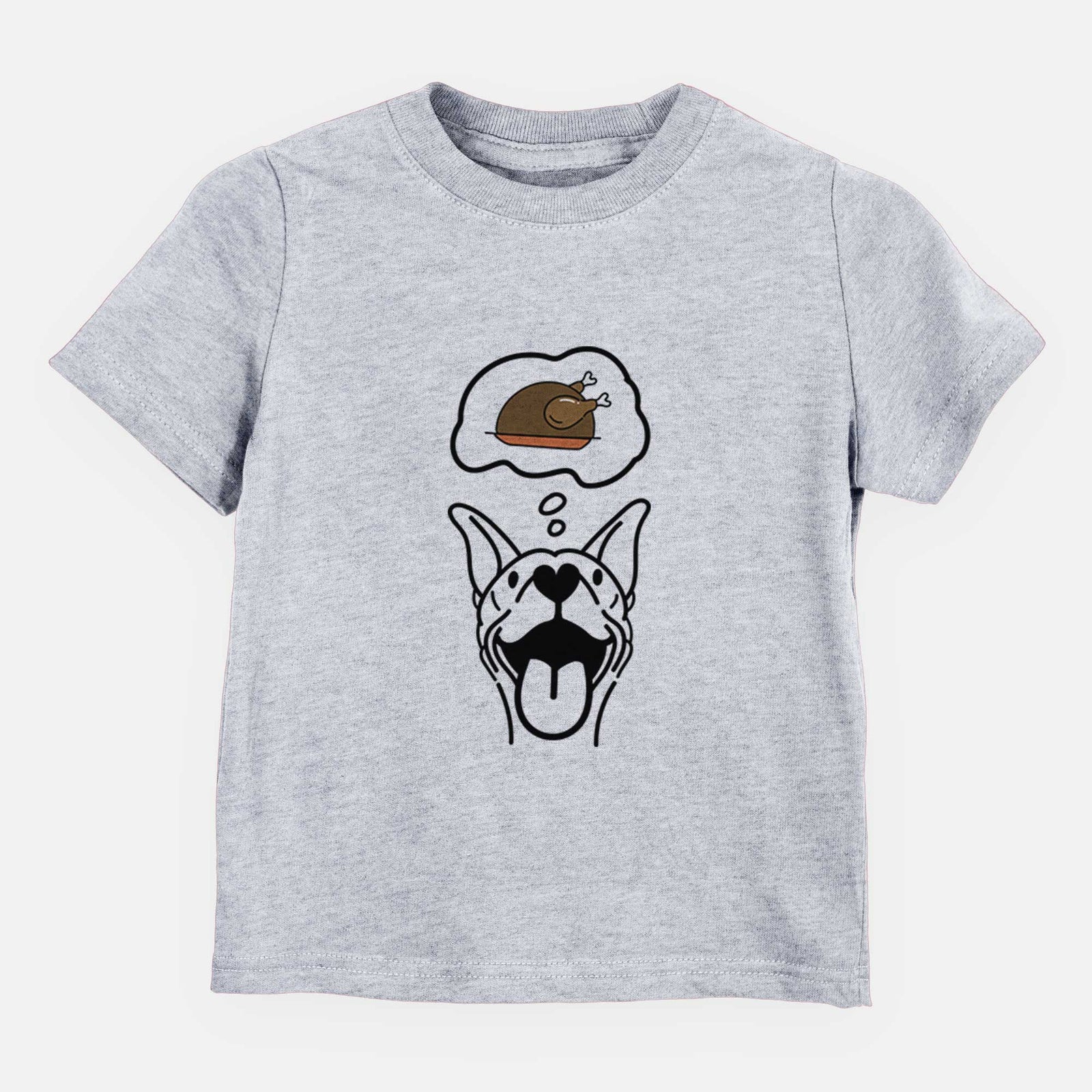 Turkey Thoughts Basenji - Merlin - Kids/Youth/Toddler Shirt