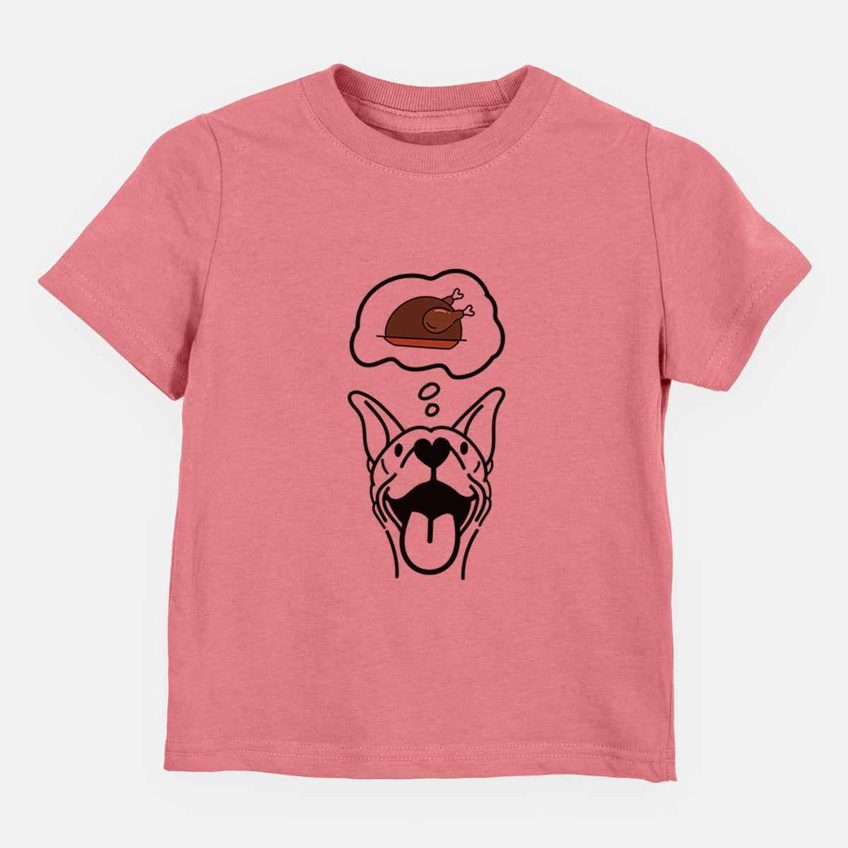 Turkey Thoughts Basenji - Merlin - Kids/Youth/Toddler Shirt