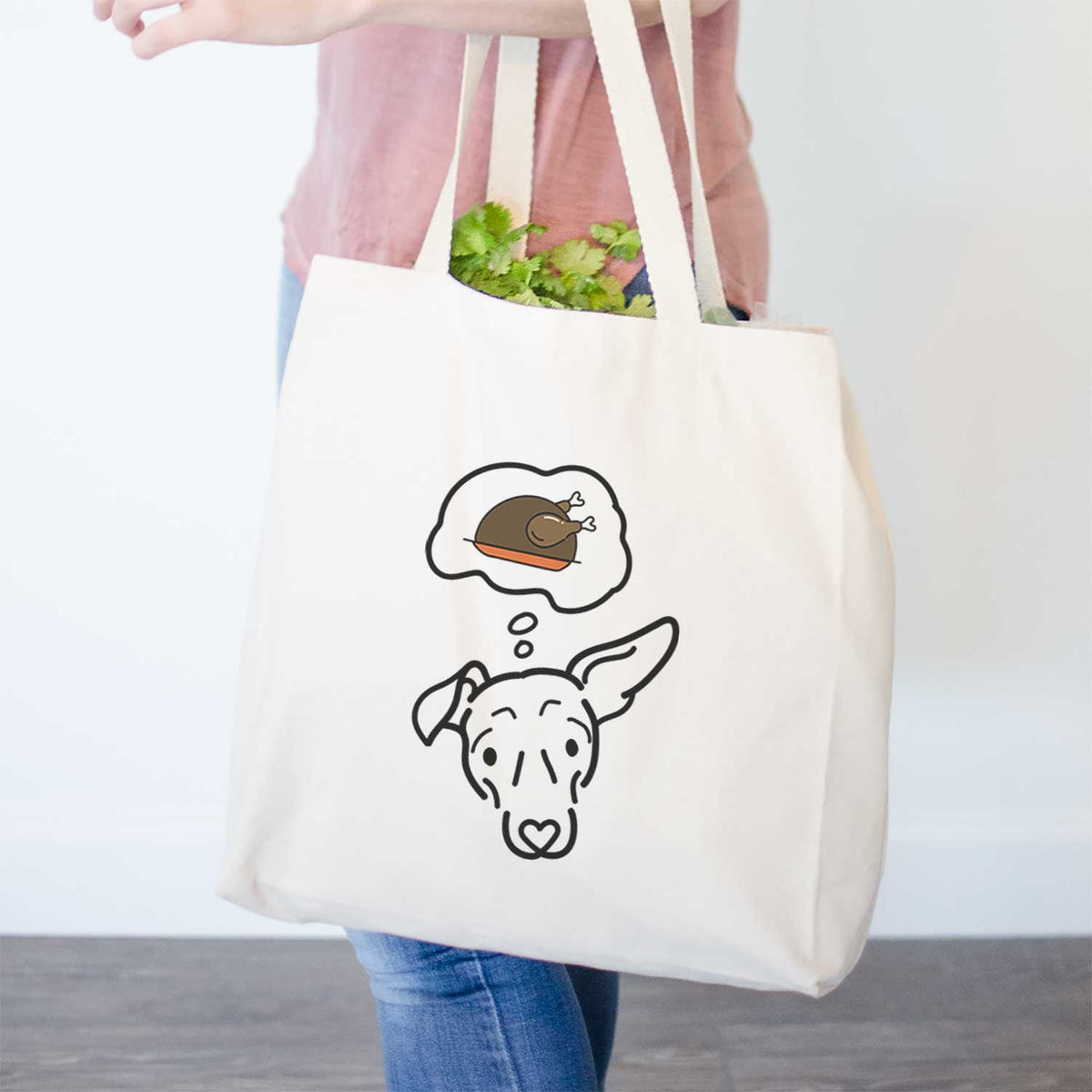 Turkey Thoughts Mixed Breed - Millie - Tote Bag