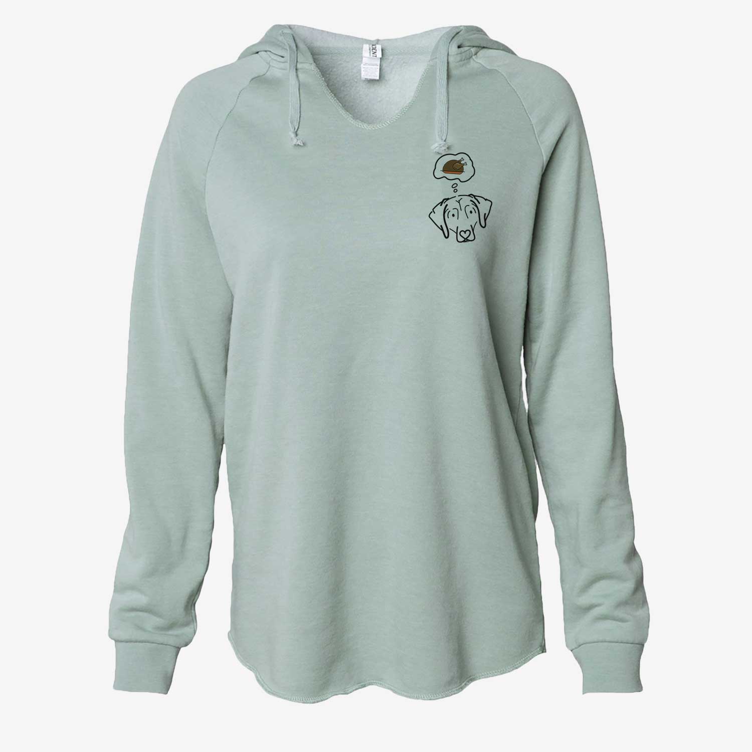 Turkey Thoughts Beagle - Aly - Cali Wave Hooded Sweatshirt