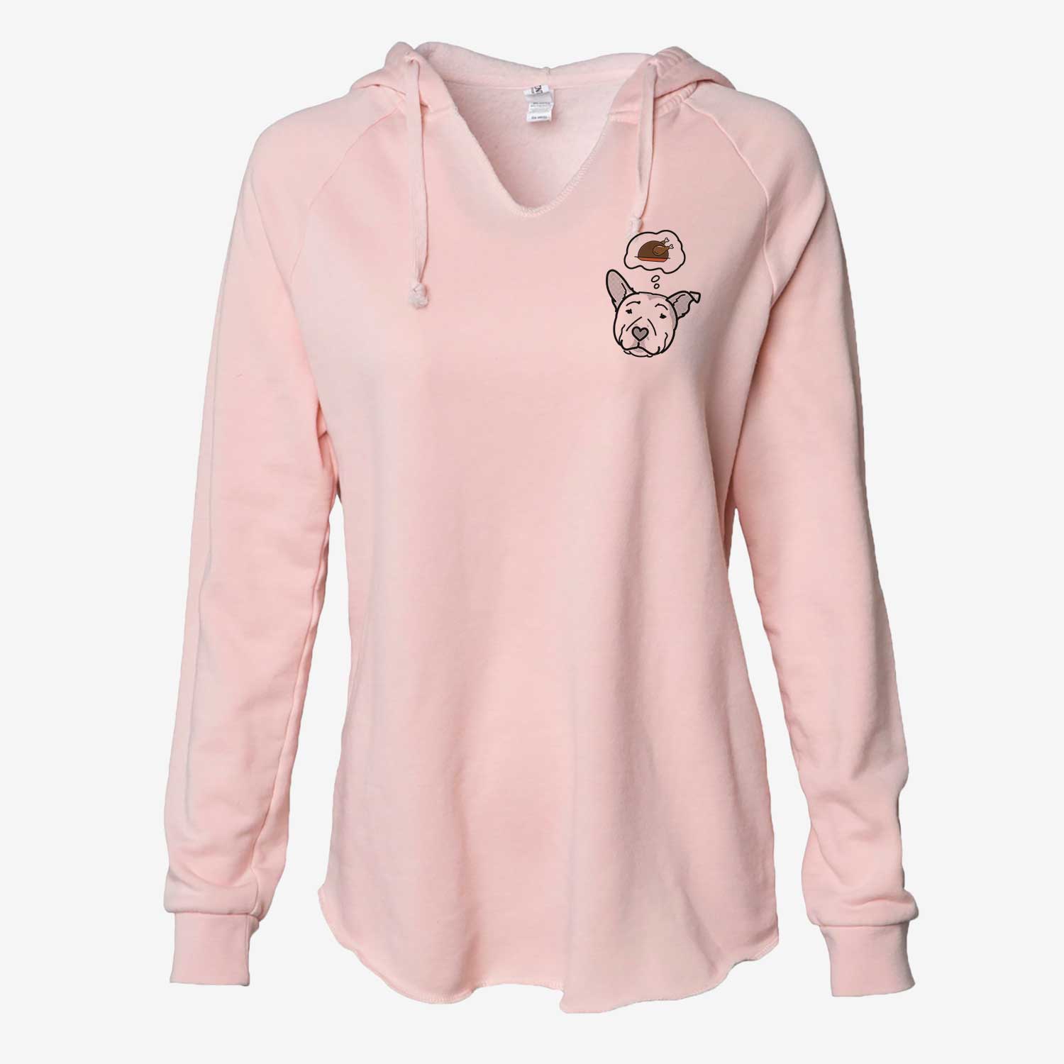 Turkey Thoughts Pitbull - Archer - Cali Wave Hooded Sweatshirt