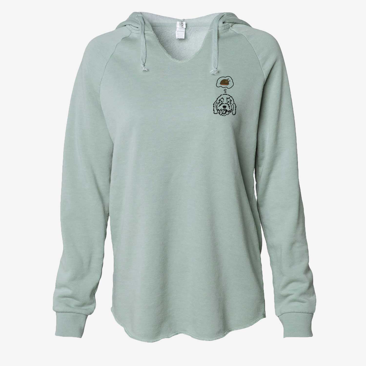 Turkey Thoughts Goldendoodle - Barry - Cali Wave Hooded Sweatshirt