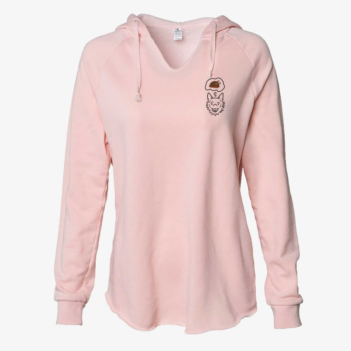 Turkey Thoughts Super Mutt - Chewy - Cali Wave Hooded Sweatshirt
