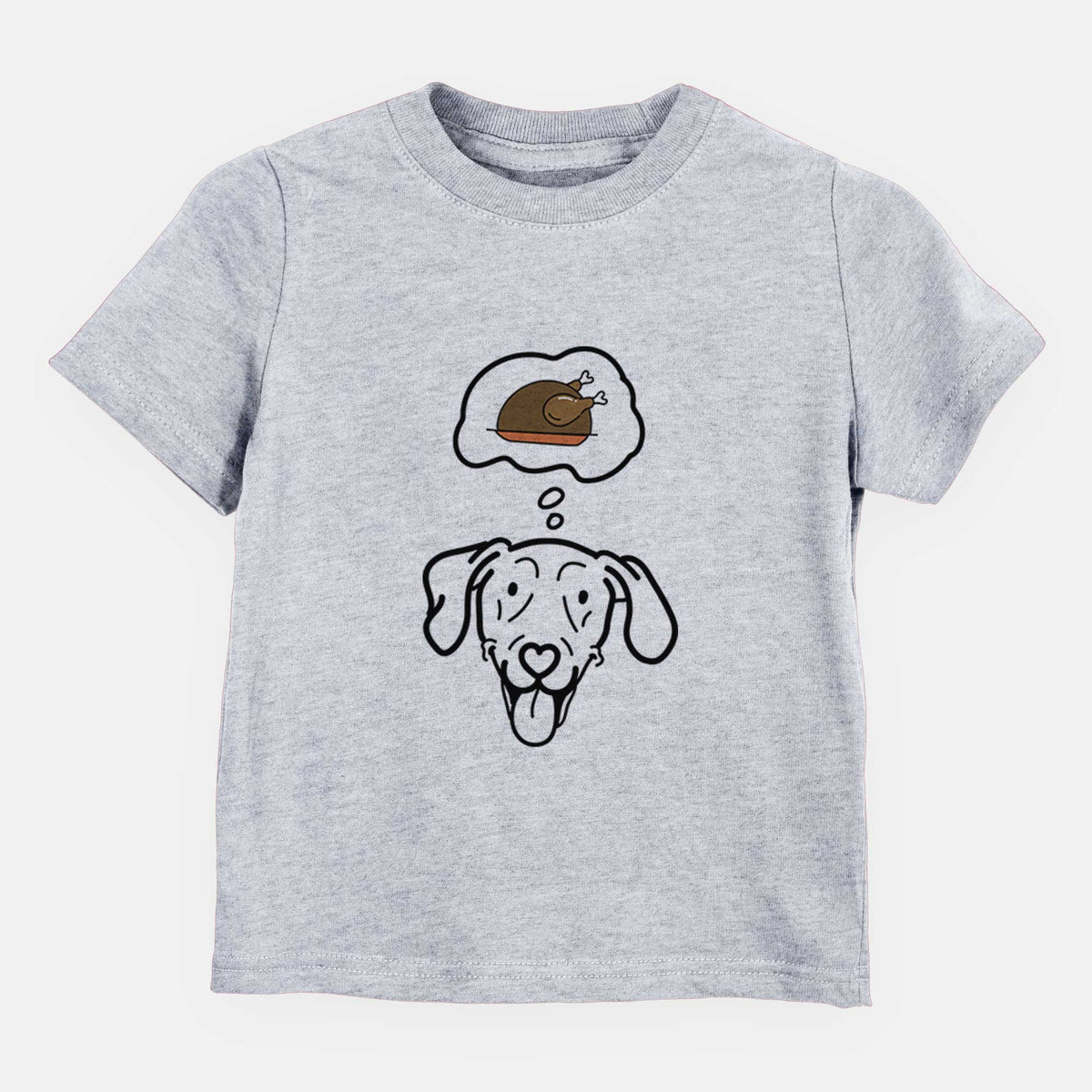 Turkey Thoughts Weimaraner - Paco Lobo - Kids/Youth/Toddler Shirt