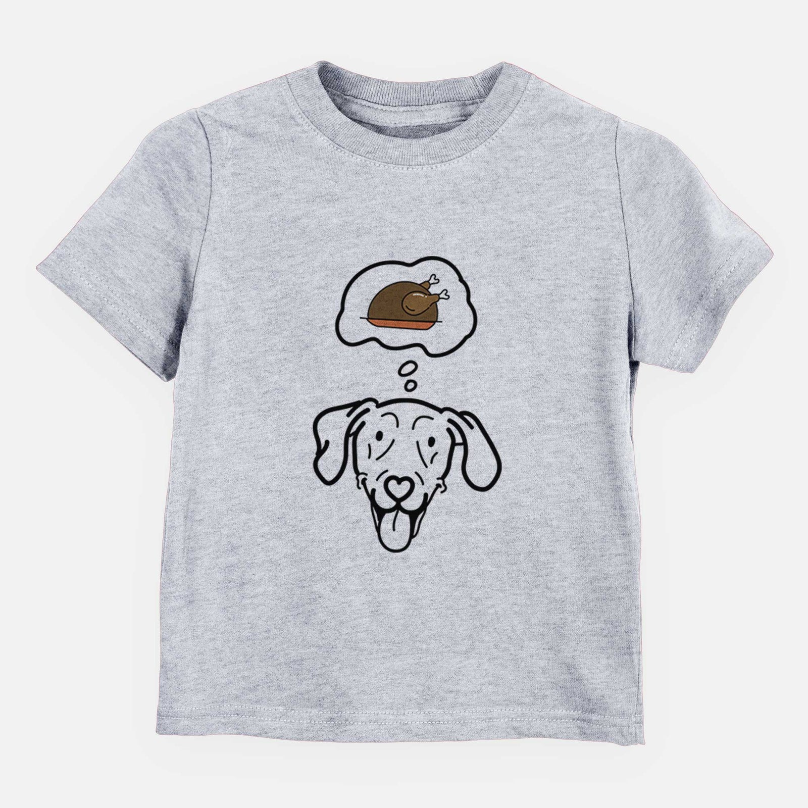 Turkey Thoughts Weimaraner - Paco Lobo - Kids/Youth/Toddler Shirt
