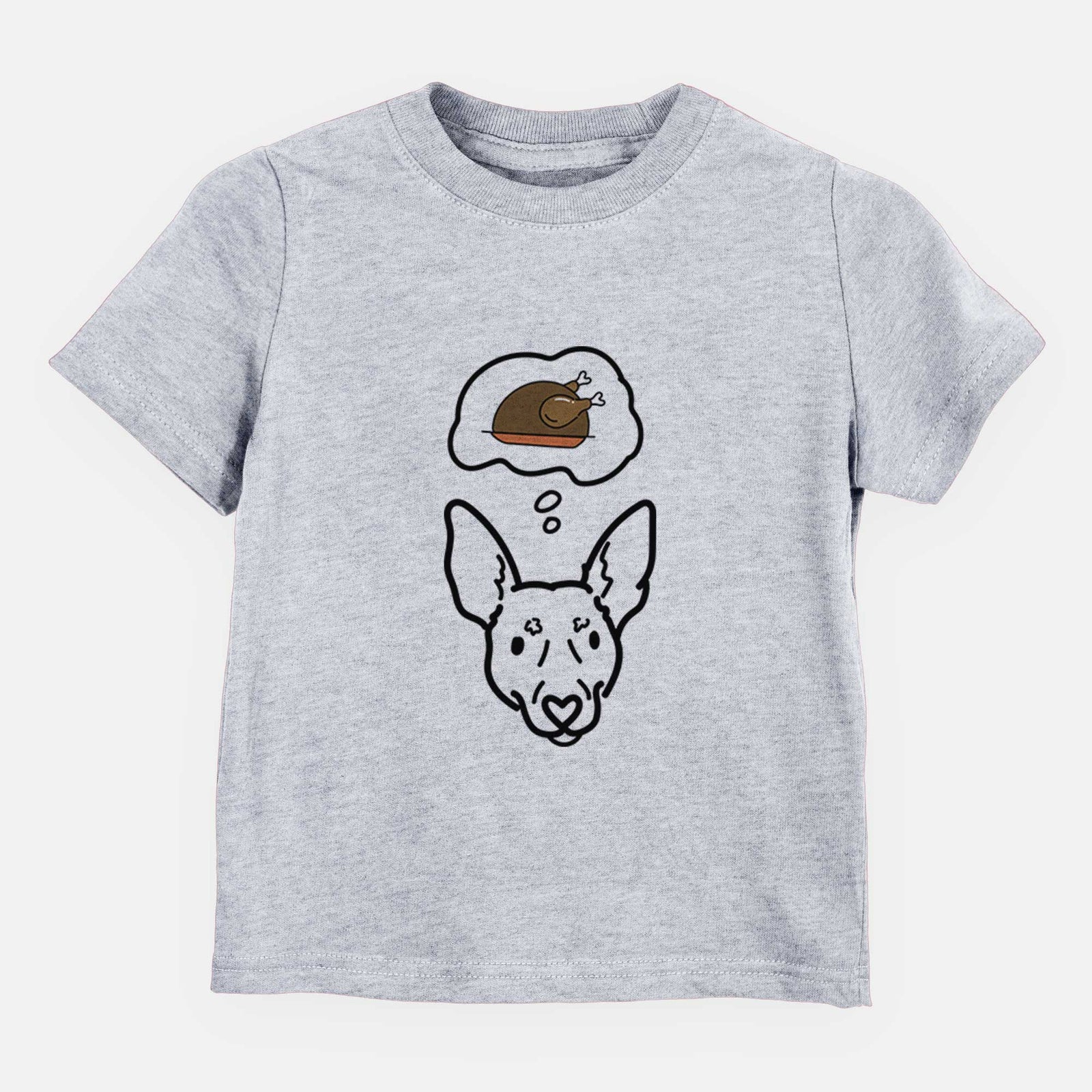 Turkey Thoughts Rat Terrier - Penny - Kids/Youth/Toddler Shirt