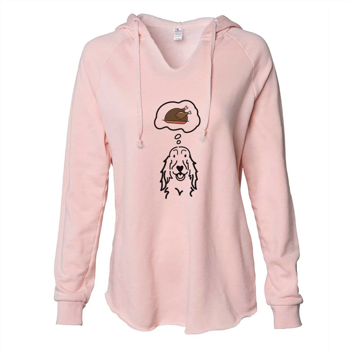 Turkey Thoughts Setter - Cali Wave Hooded Sweatshirt