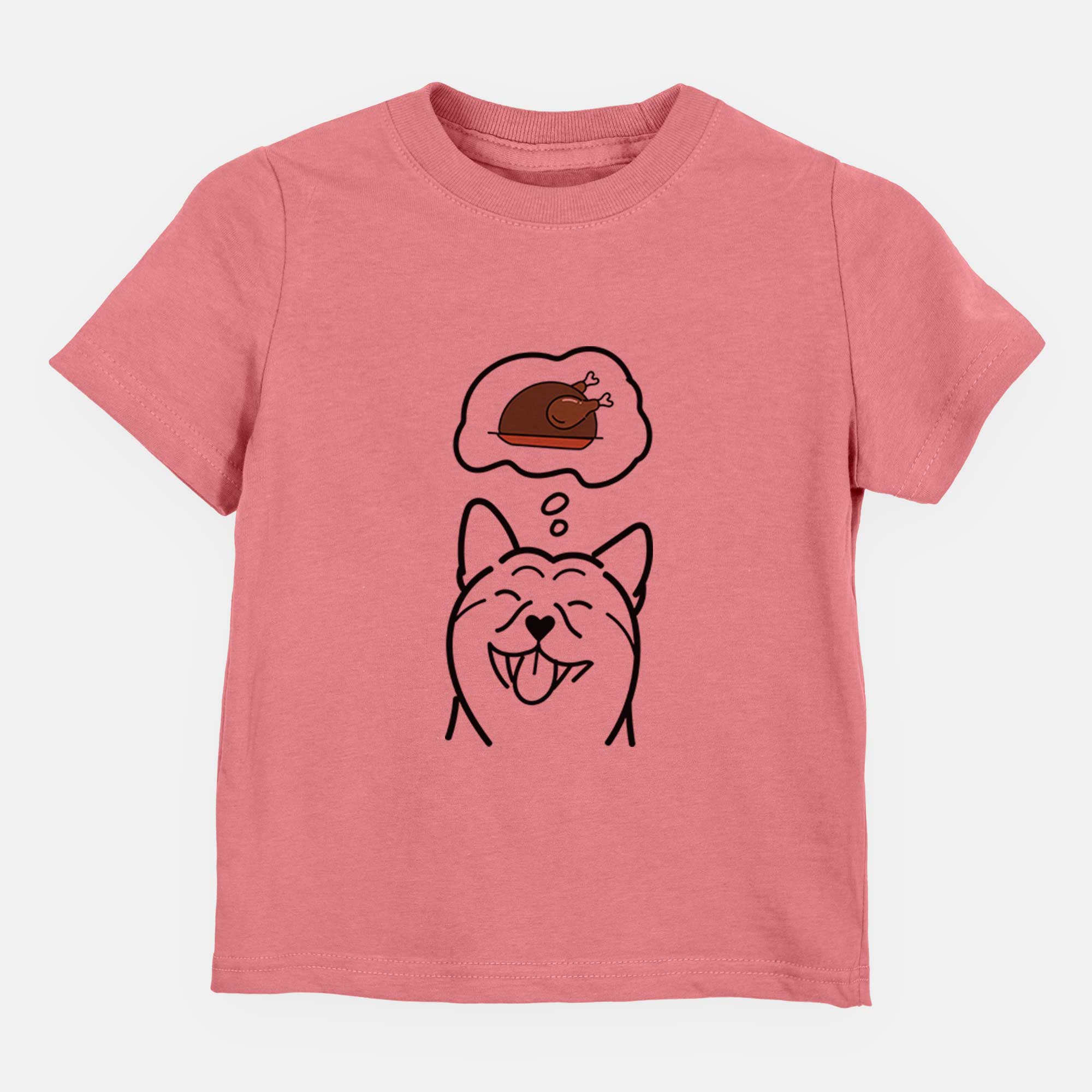 Turkey Thoughts Shiba Inu - Kids/Youth/Toddler Shirt