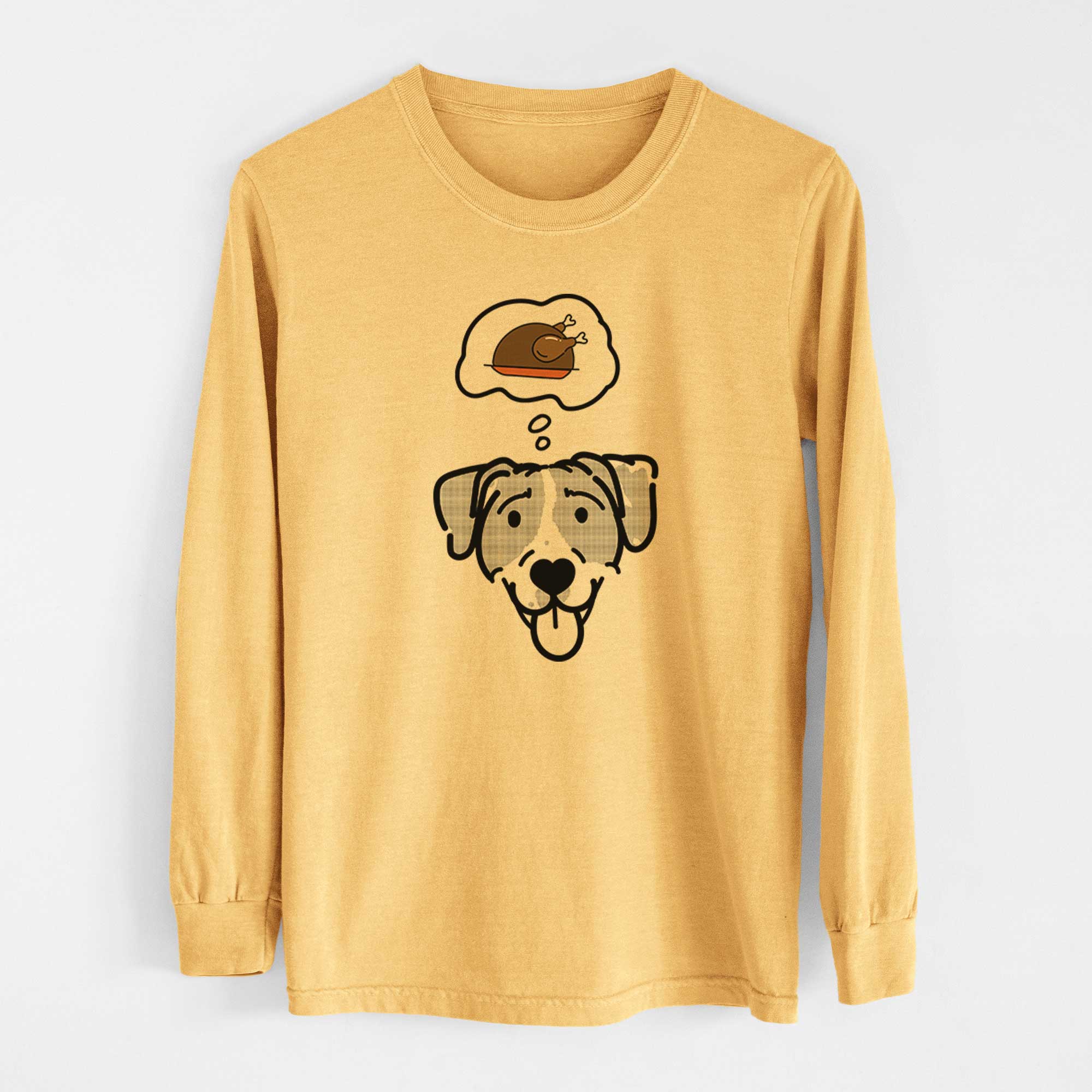 Turkey Thoughts Bluetick Coonhound - Shiva - Heavyweight 100% Cotton Long Sleeve