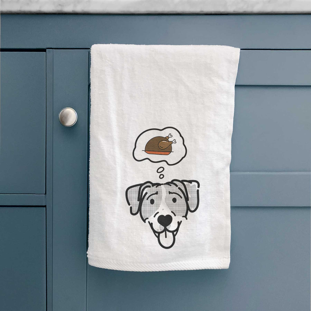 Turkey Thoughts Bluetick Coonhound - Shiva - Decorative Hand Towel