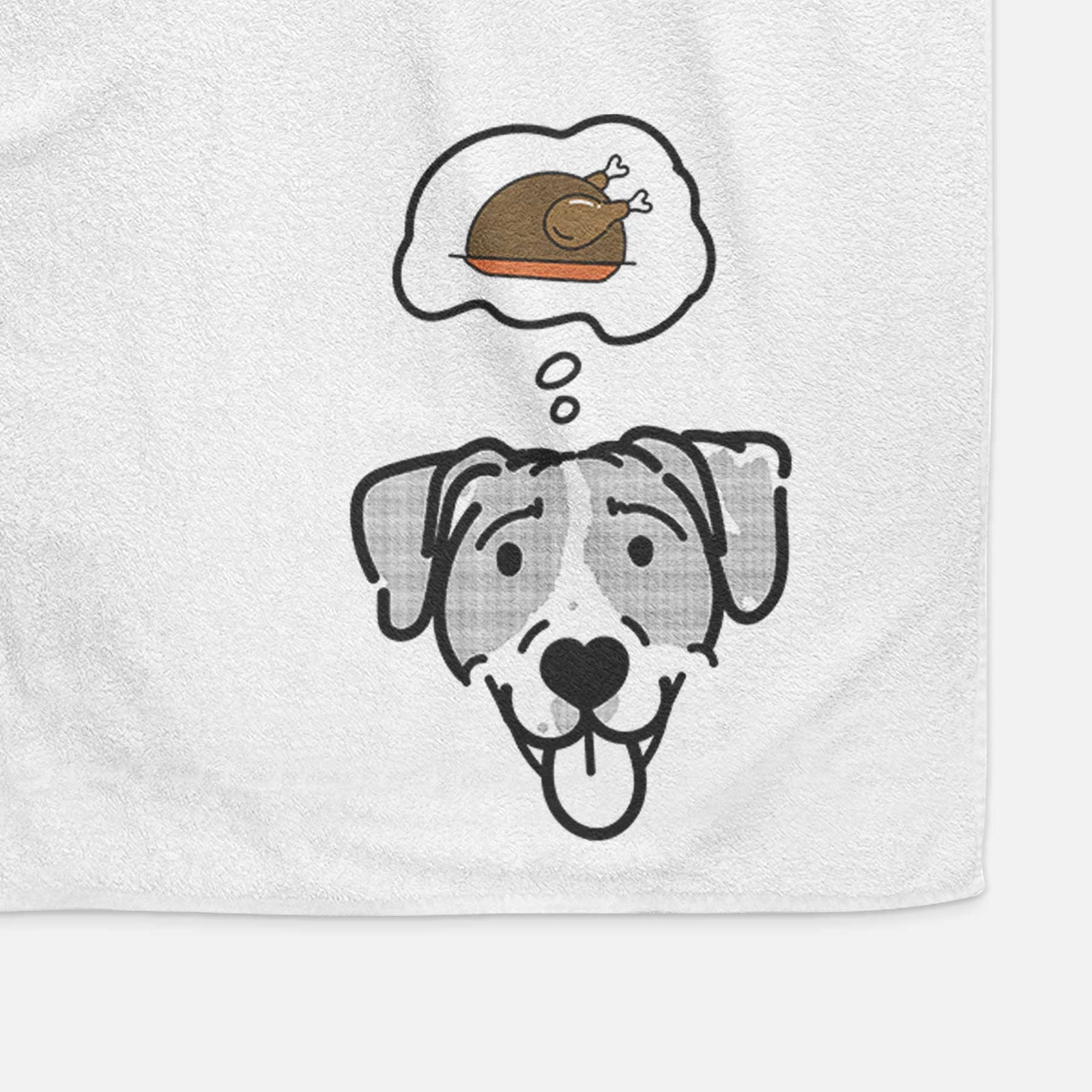 Turkey Thoughts Bluetick Coonhound - Shiva - Decorative Hand Towel