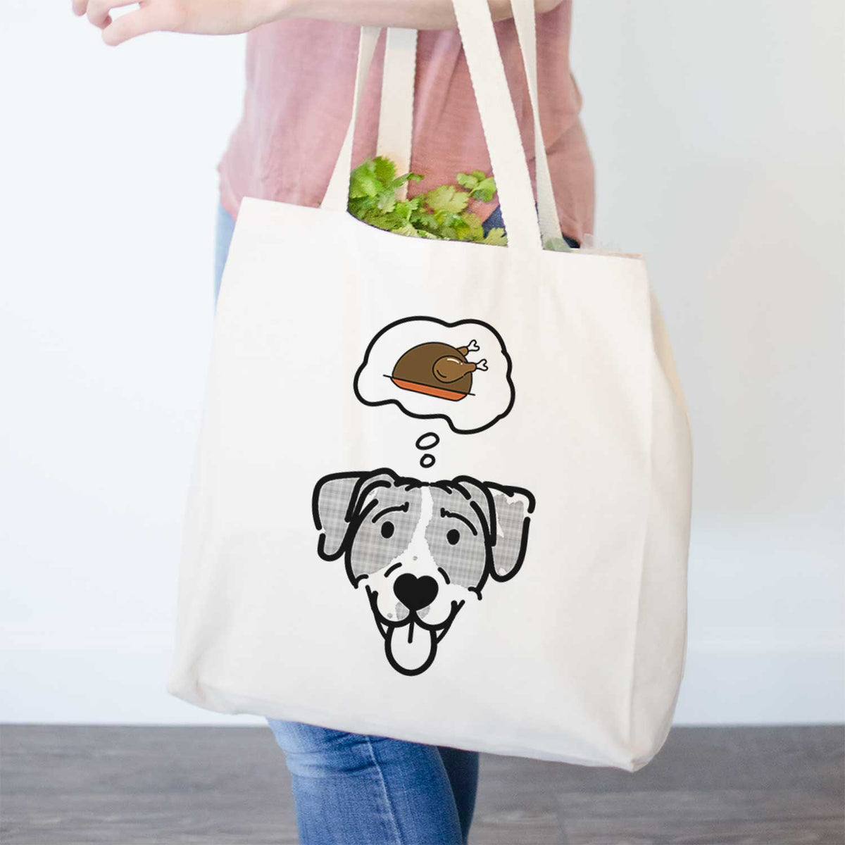 Turkey Thoughts Bluetick Coonhound - Shiva - Tote Bag