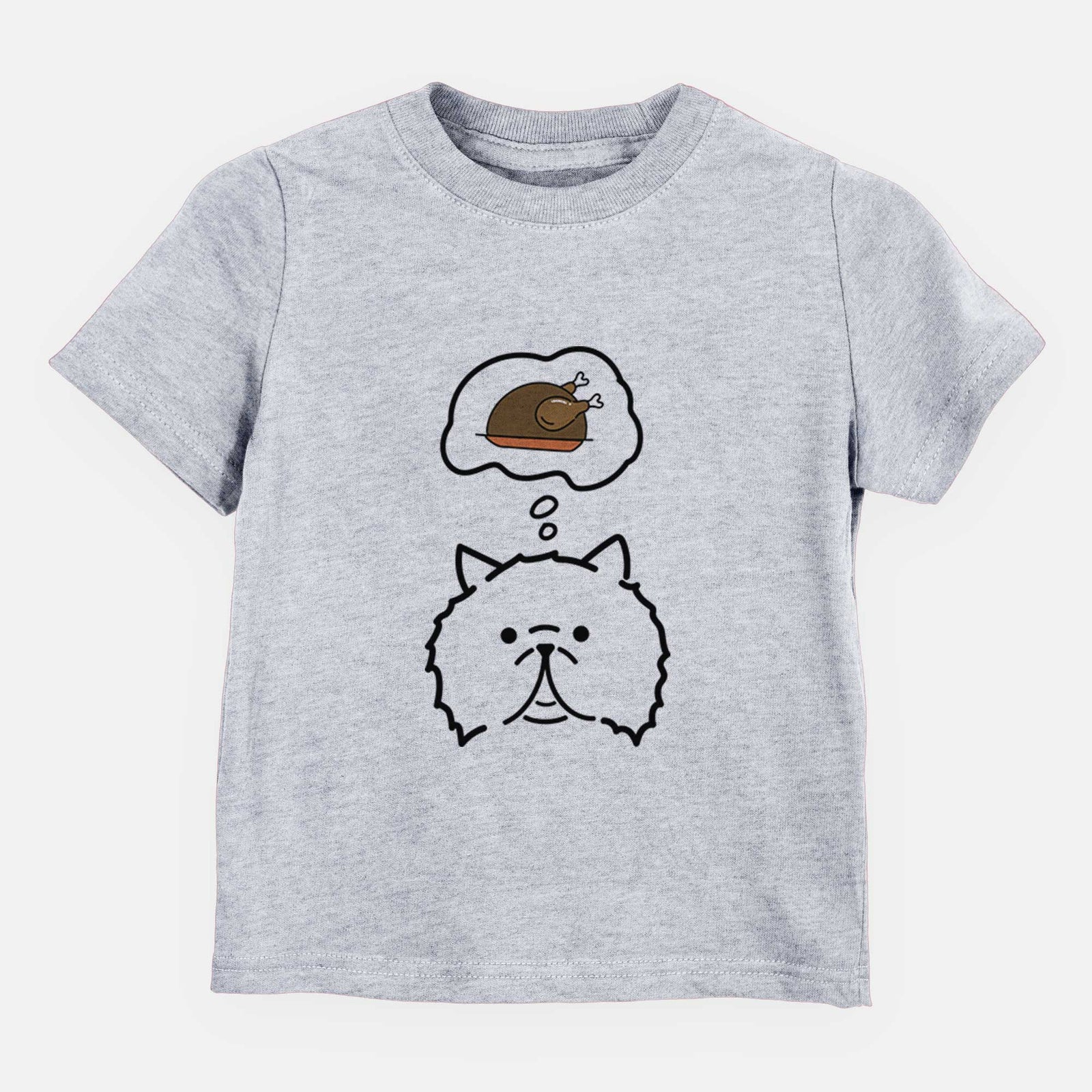 Turkey Thoughts Persian Cat - Smoosh - Kids/Youth/Toddler Shirt