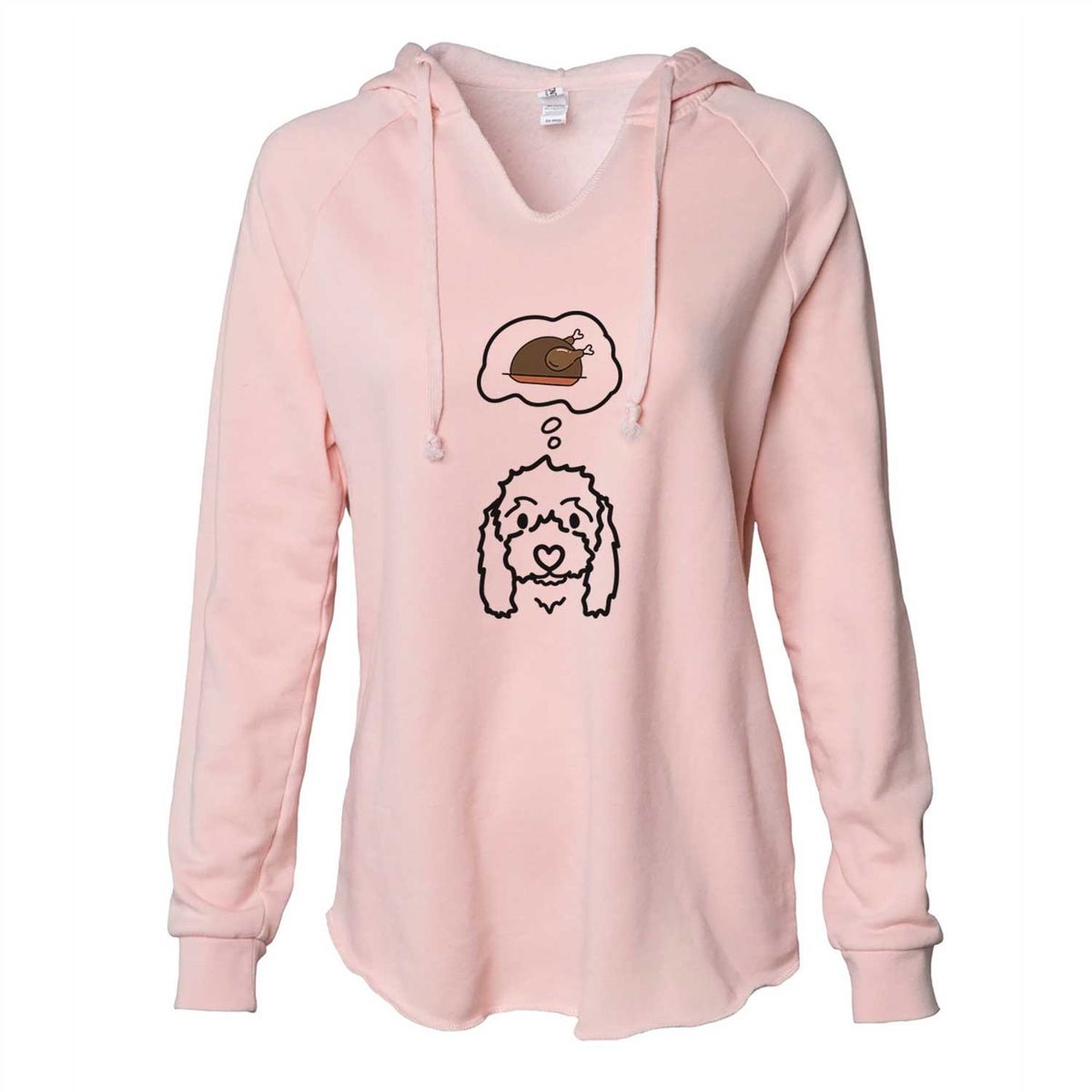Turkey Thoughts Coton de Tulear - Sophie - Cali Wave Hooded Sweatshirt