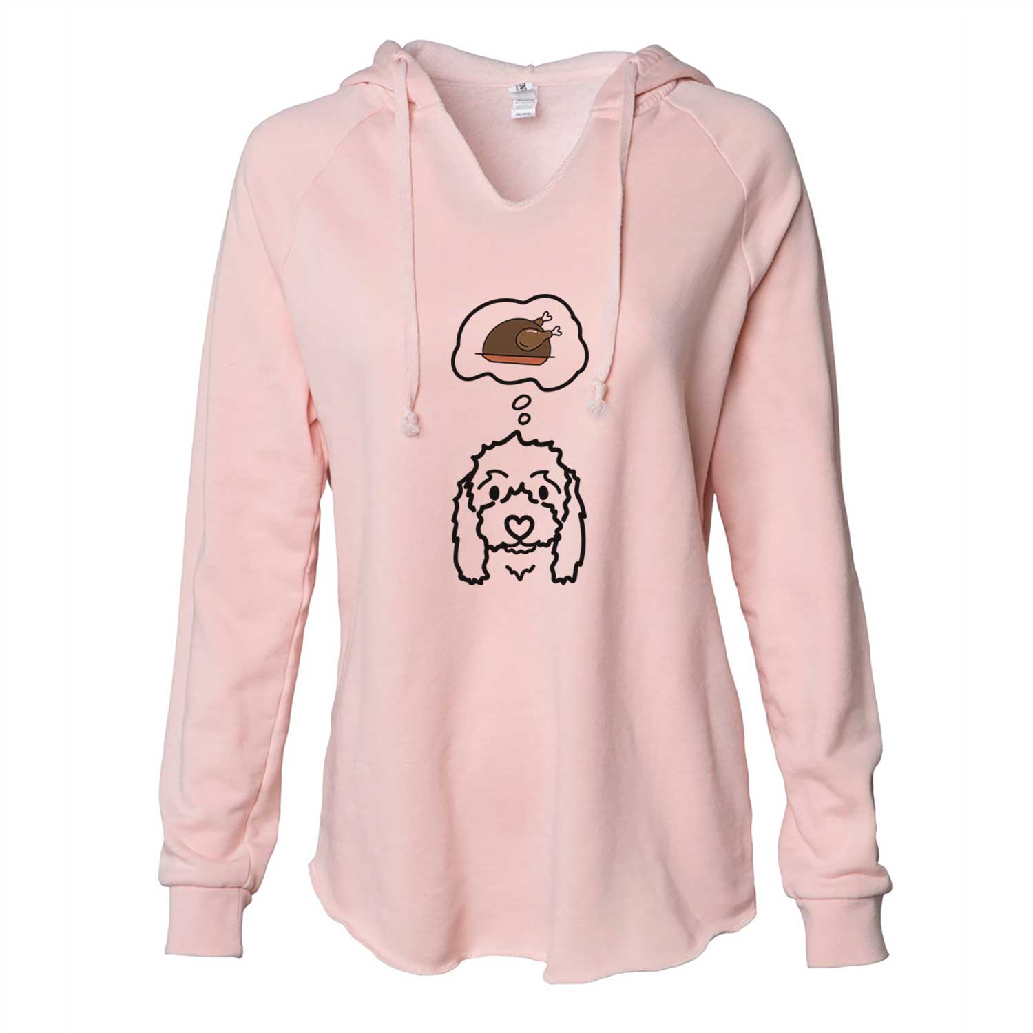 Turkey Thoughts Coton de Tulear - Sophie - Cali Wave Hooded Sweatshirt