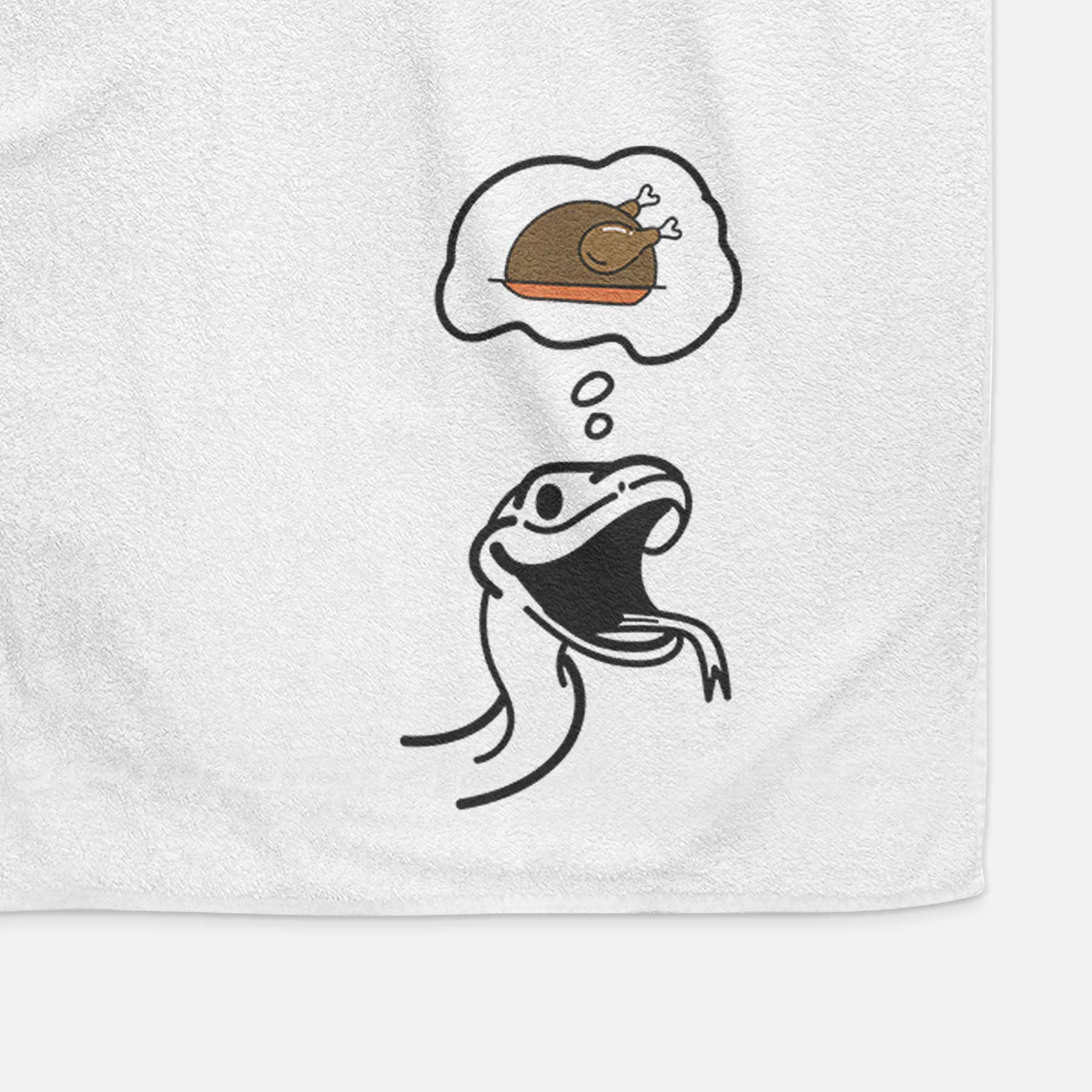 Turkey Thoughts Snake - Spike - Decorative Hand Towel