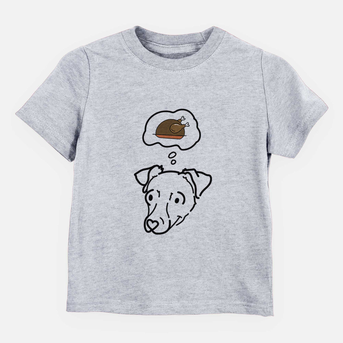 Turkey Thoughts Chiweenie - Tater Tot - Kids/Youth/Toddler Shirt