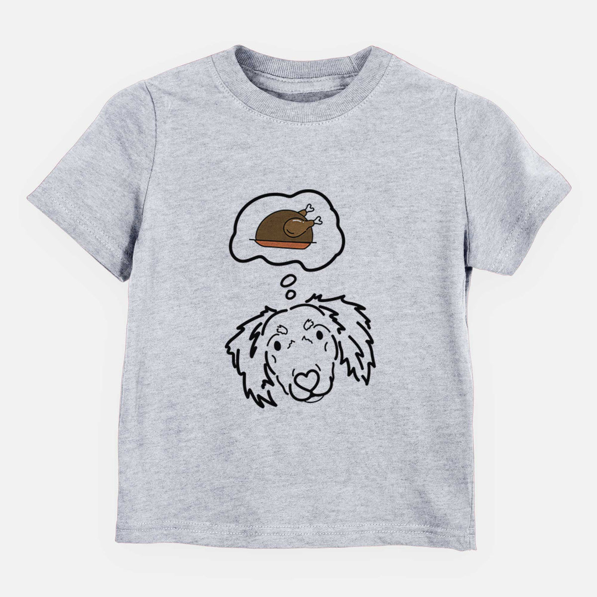 Turkey Thoughts Dachshund Mix - Tilly - Kids/Youth/Toddler Shirt