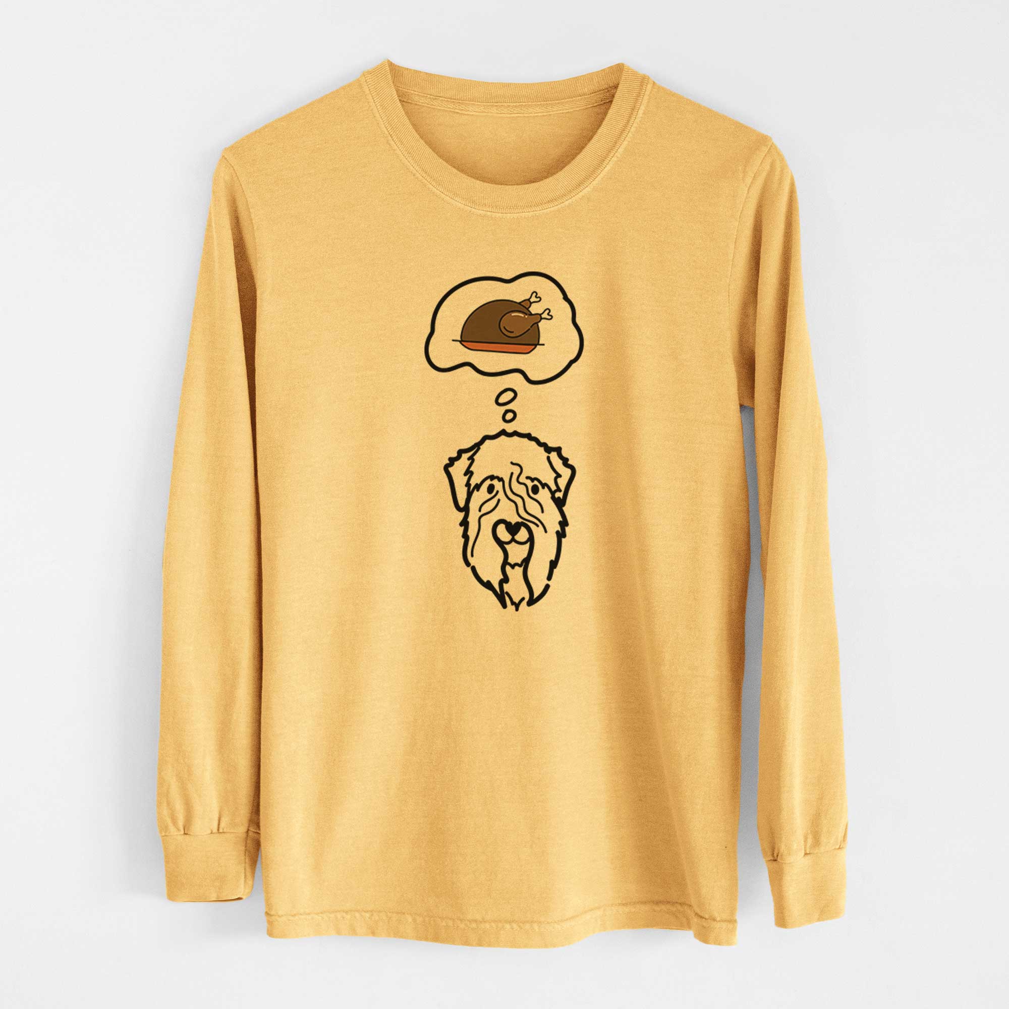 Turkey Thoughs Soft Coated Wheaten Terrier - Heavyweight 100% Cotton Long Sleeve