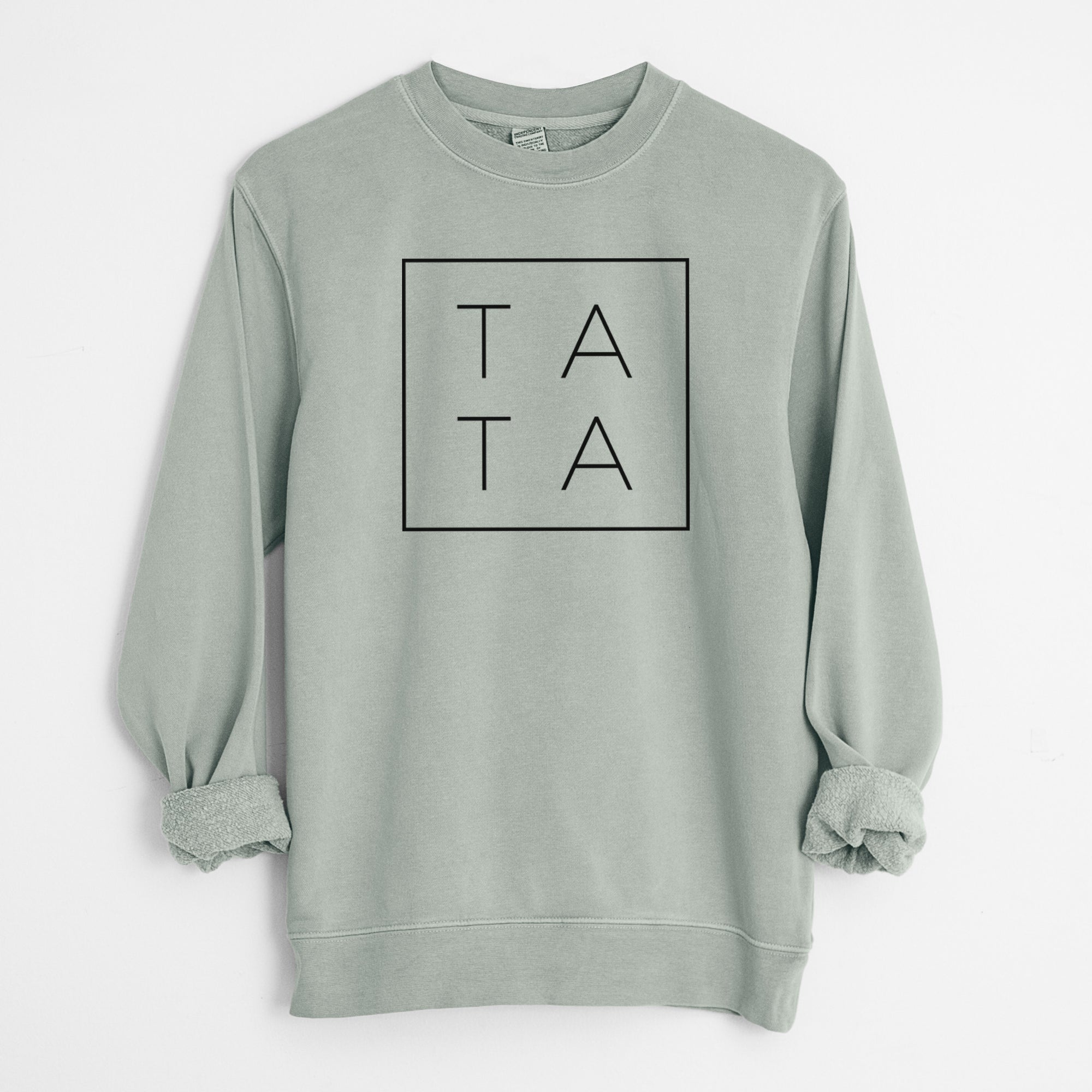 Tata Boxed - Unisex Pigment Dyed Crew Sweatshirt