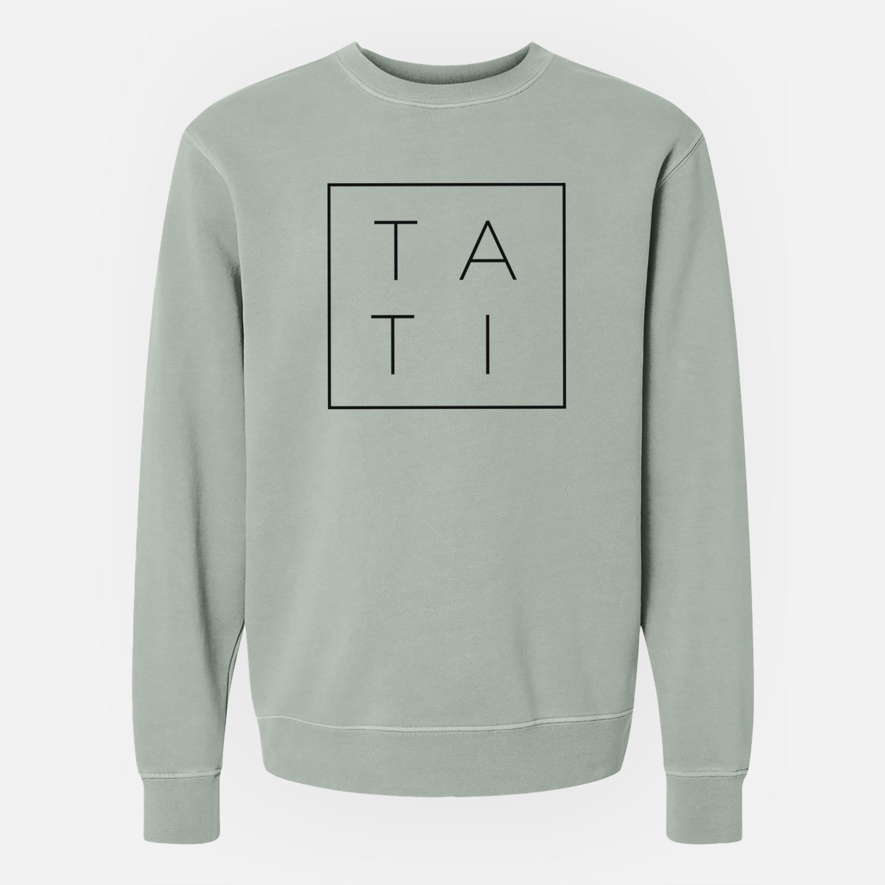 Tati Boxed - Unisex Pigment Dyed Crew Sweatshirt