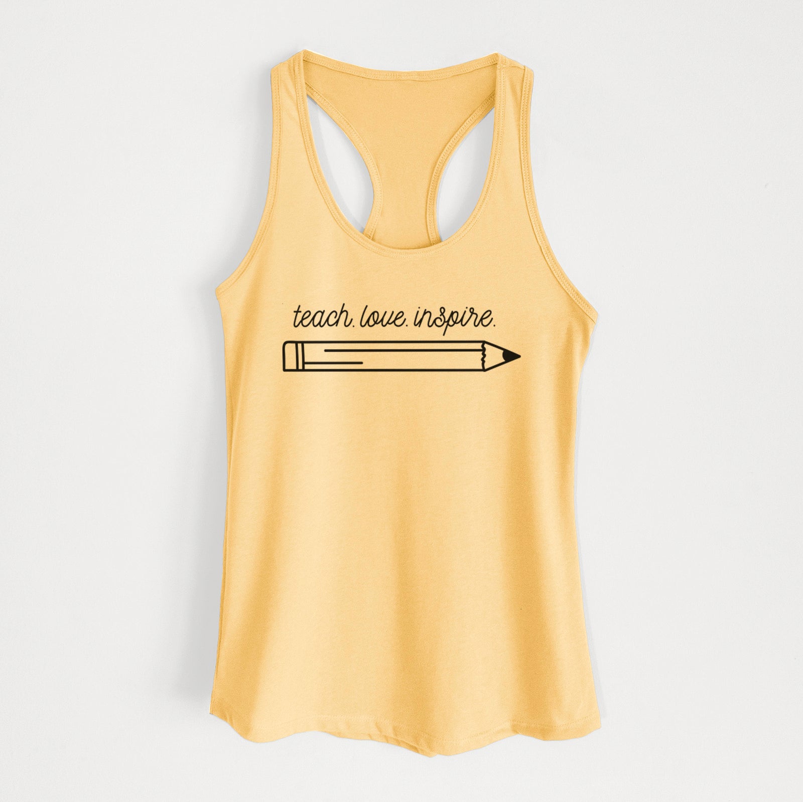 teach. love. inspire. - Women's Racerback Tanktop