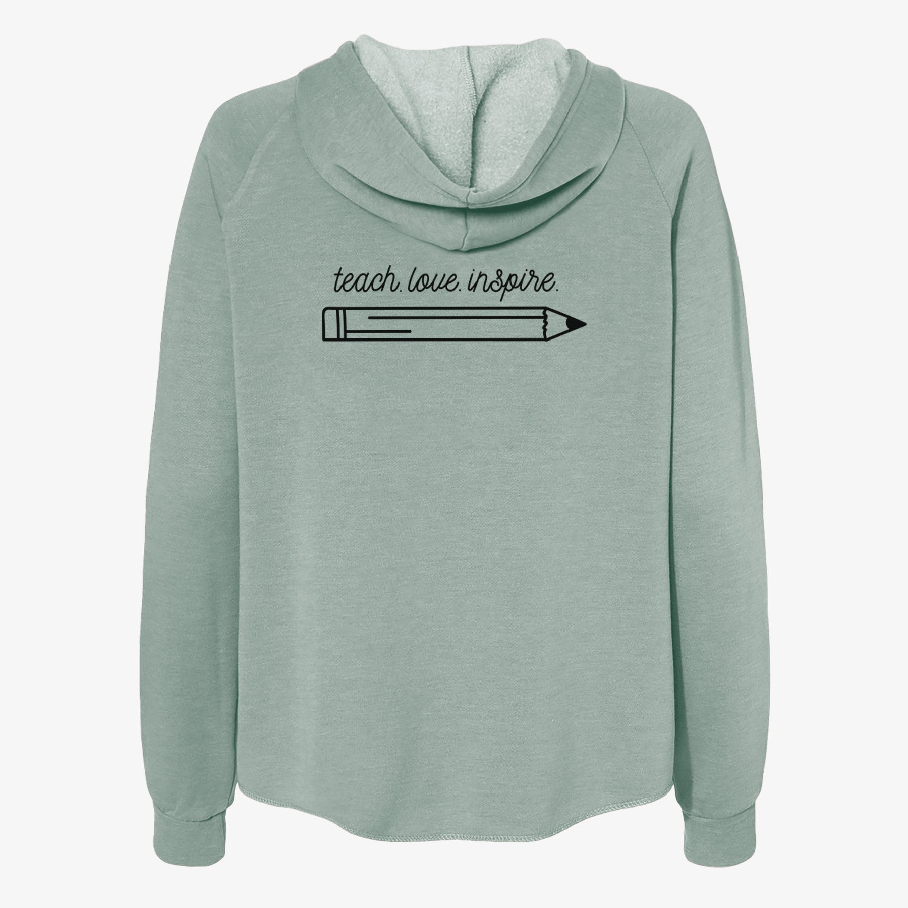 teach. love. inspire. - Women's Cali Wave Zip-Up Sweatshirt