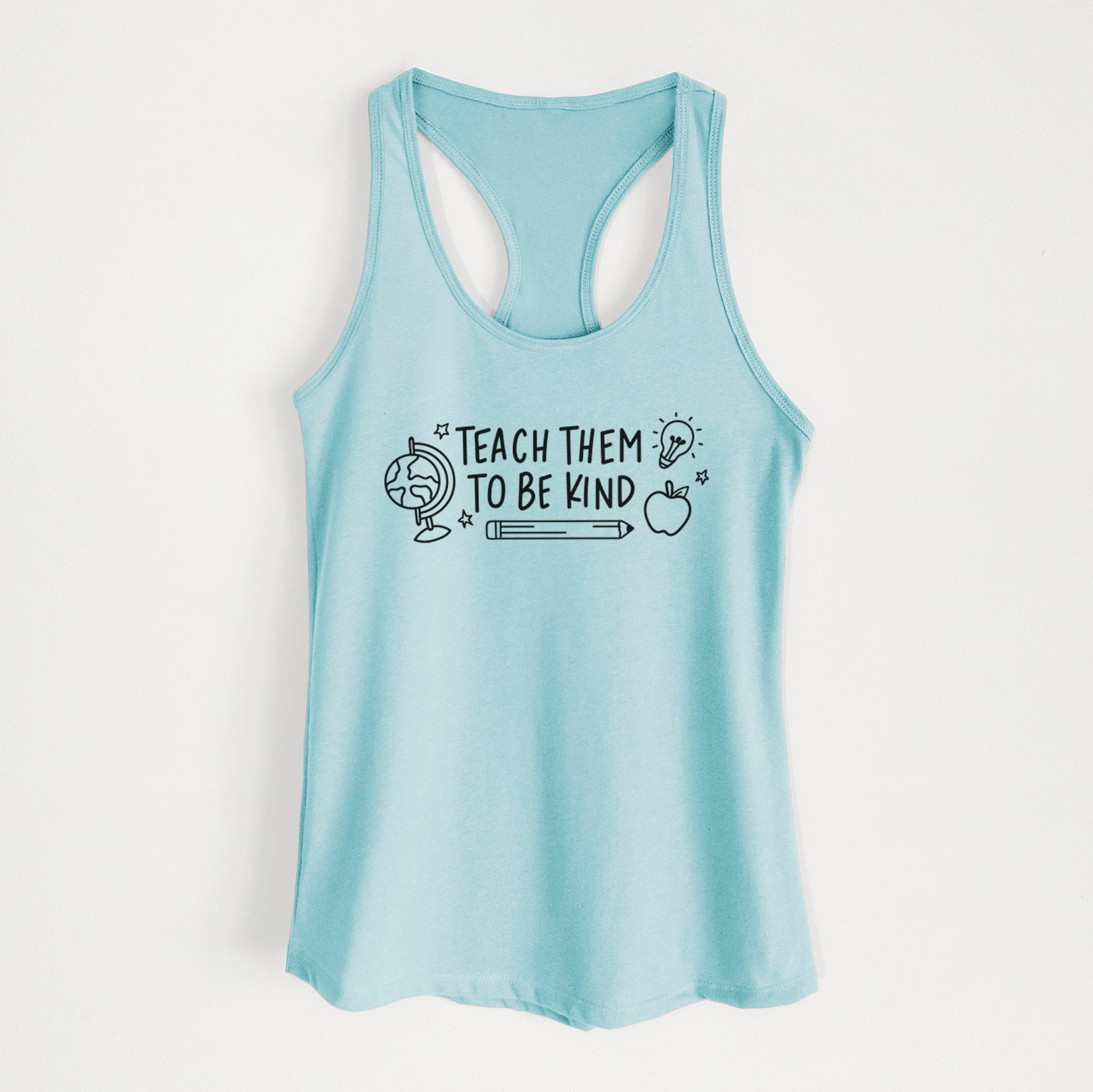 Teach Them To Be Kind - Women's Racerback Tanktop