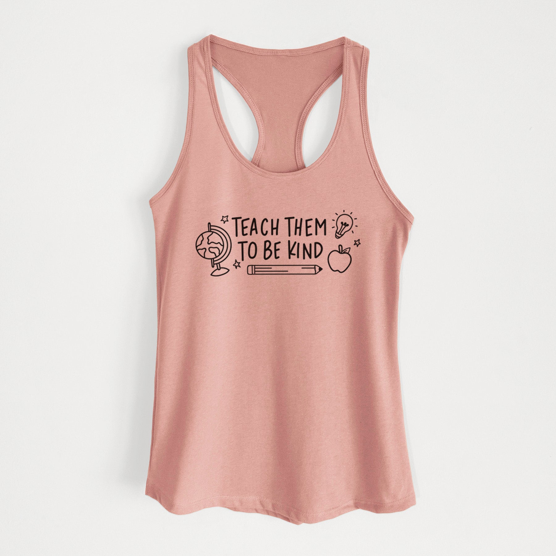 Teach Them To Be Kind - Women's Racerback Tanktop