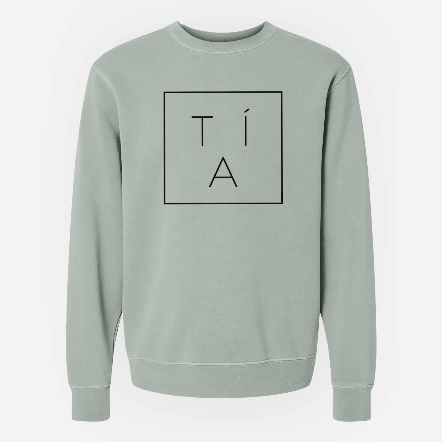 Tia Boxed - Unisex Pigment Dyed Crew Sweatshirt