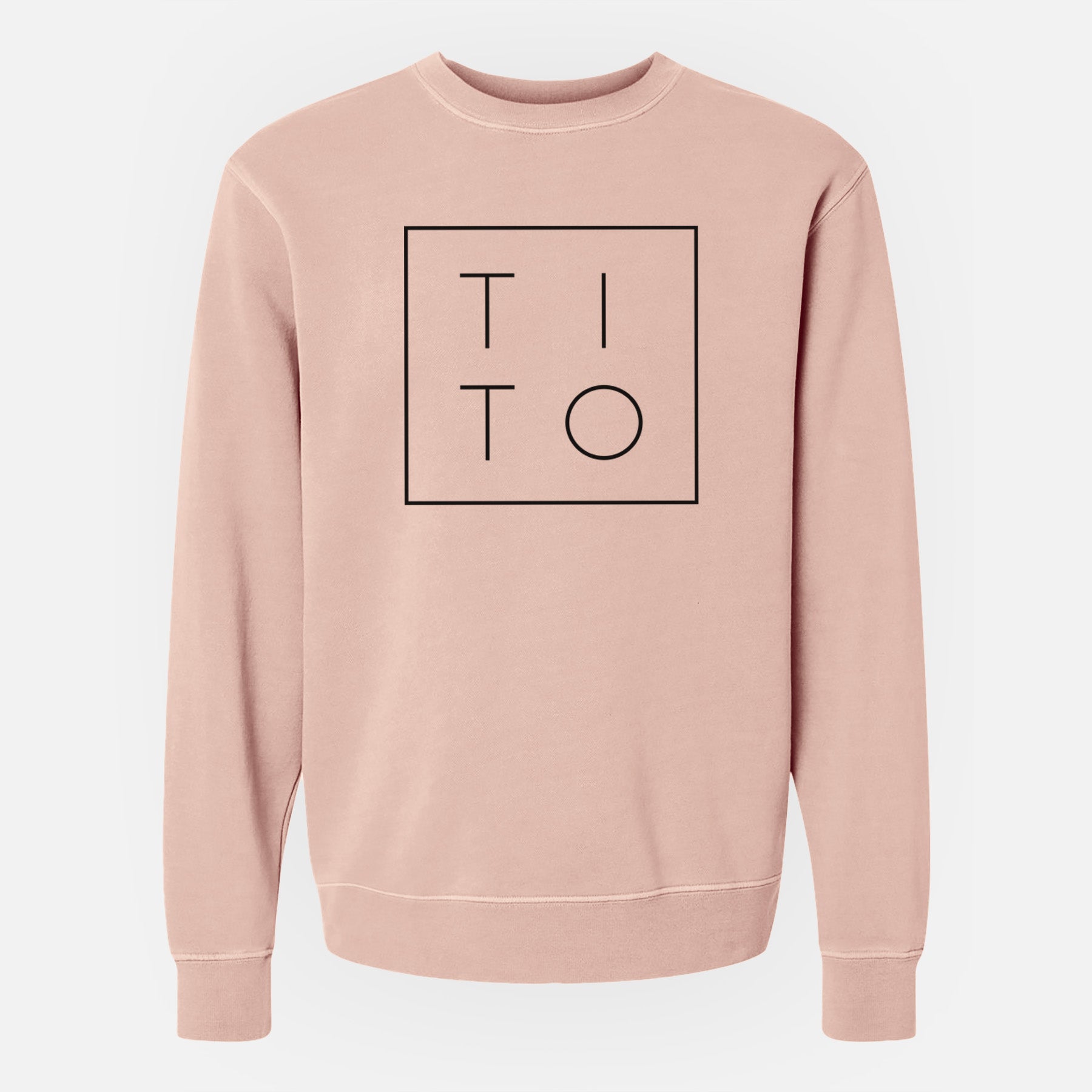 Tito Boxed - Unisex Pigment Dyed Crew Sweatshirt