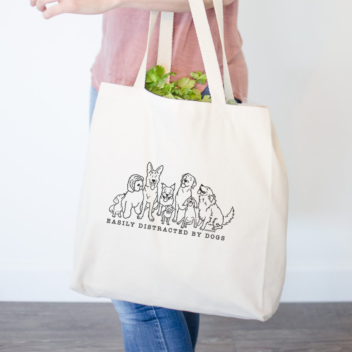 Distracted by Dogs - Tote Bag