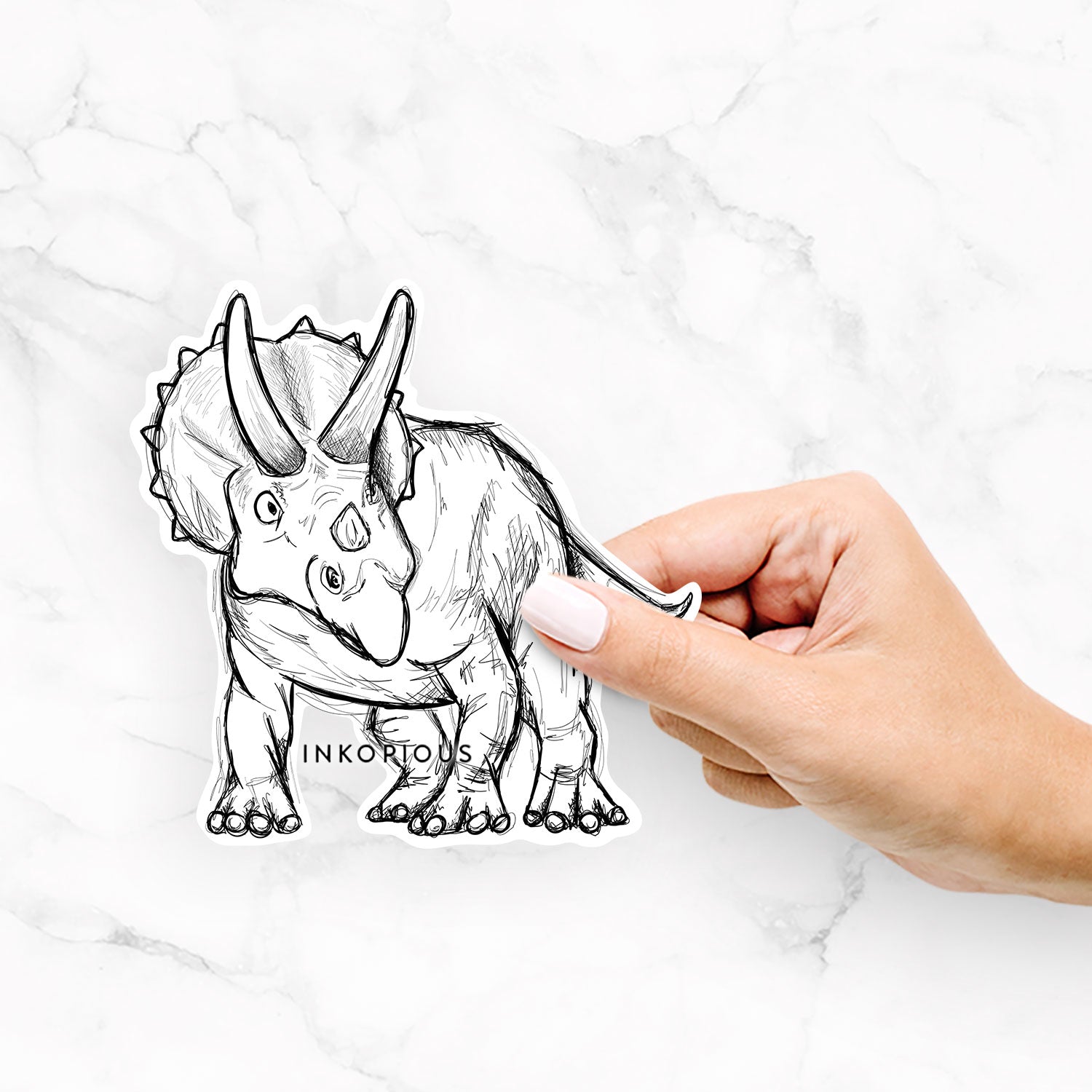 Triceratops - Decal Sticker