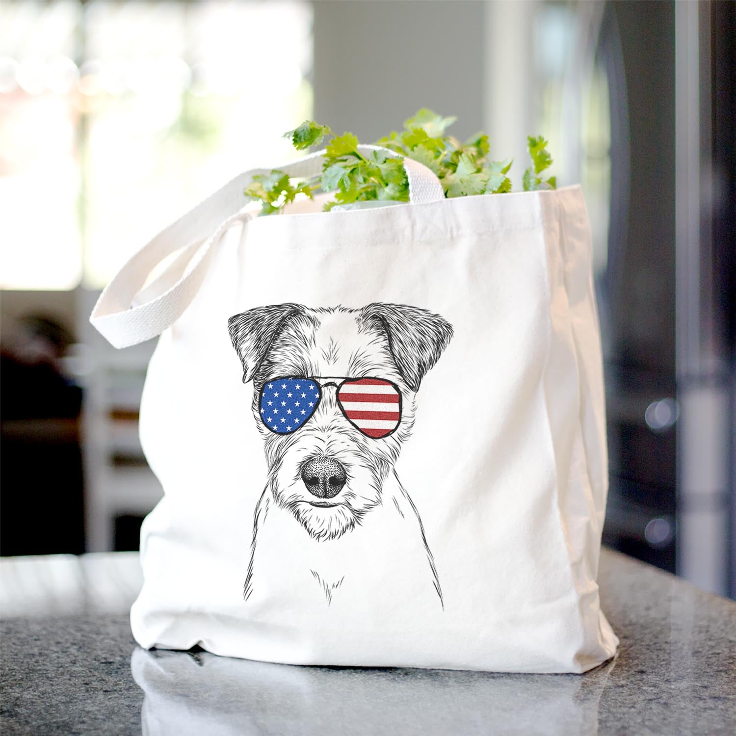 Bogart the Parsons Russell Terrier - Tote Bag