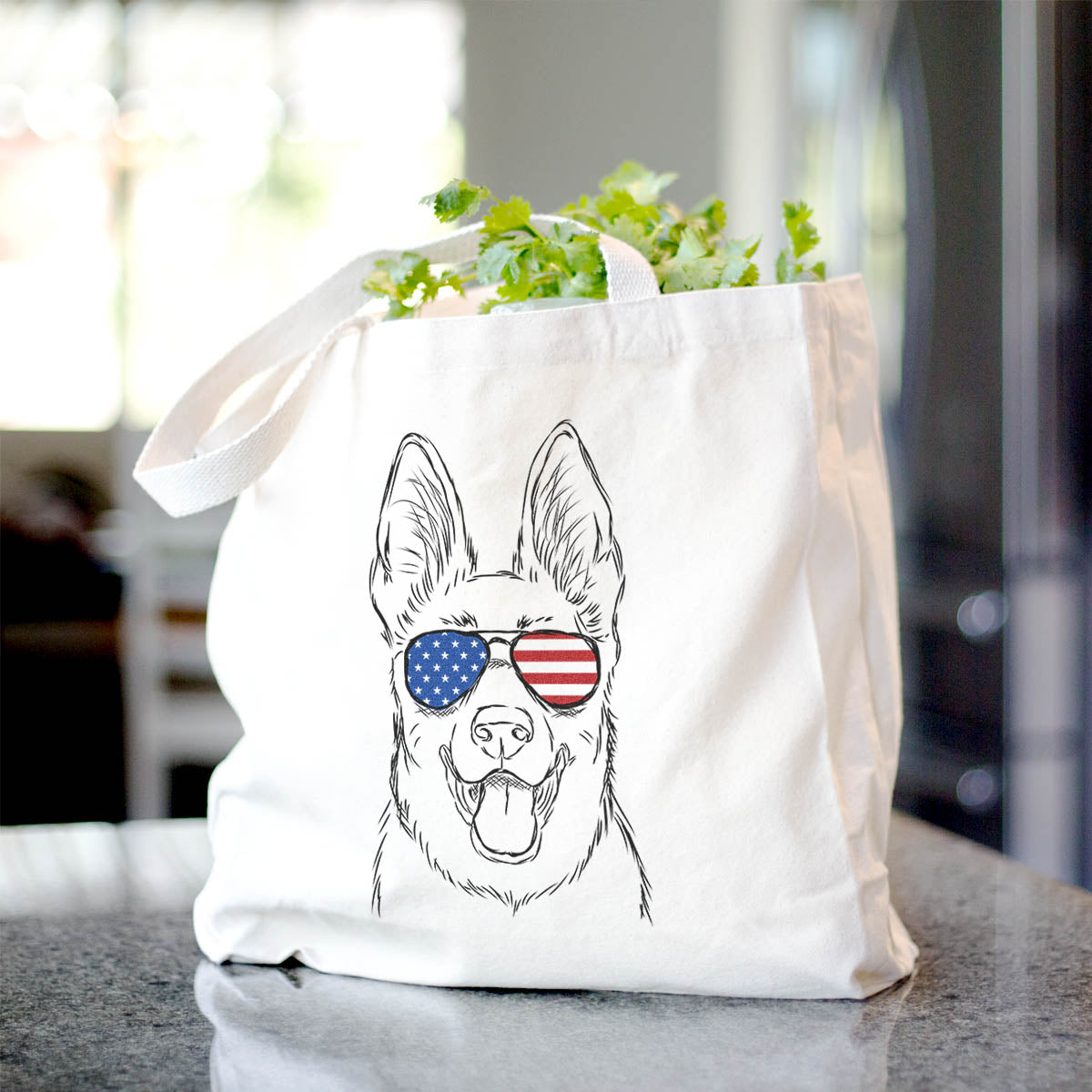 Brutus the German Shepherd - Tote Bag