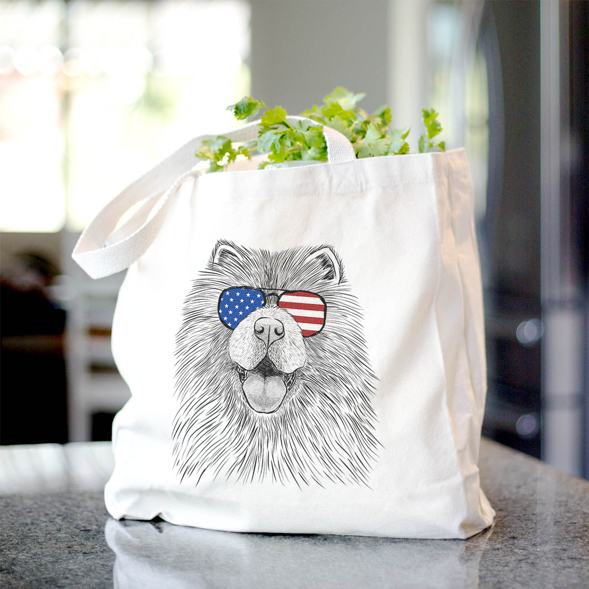 Charming Charlie the Chow Chow - Tote Bag